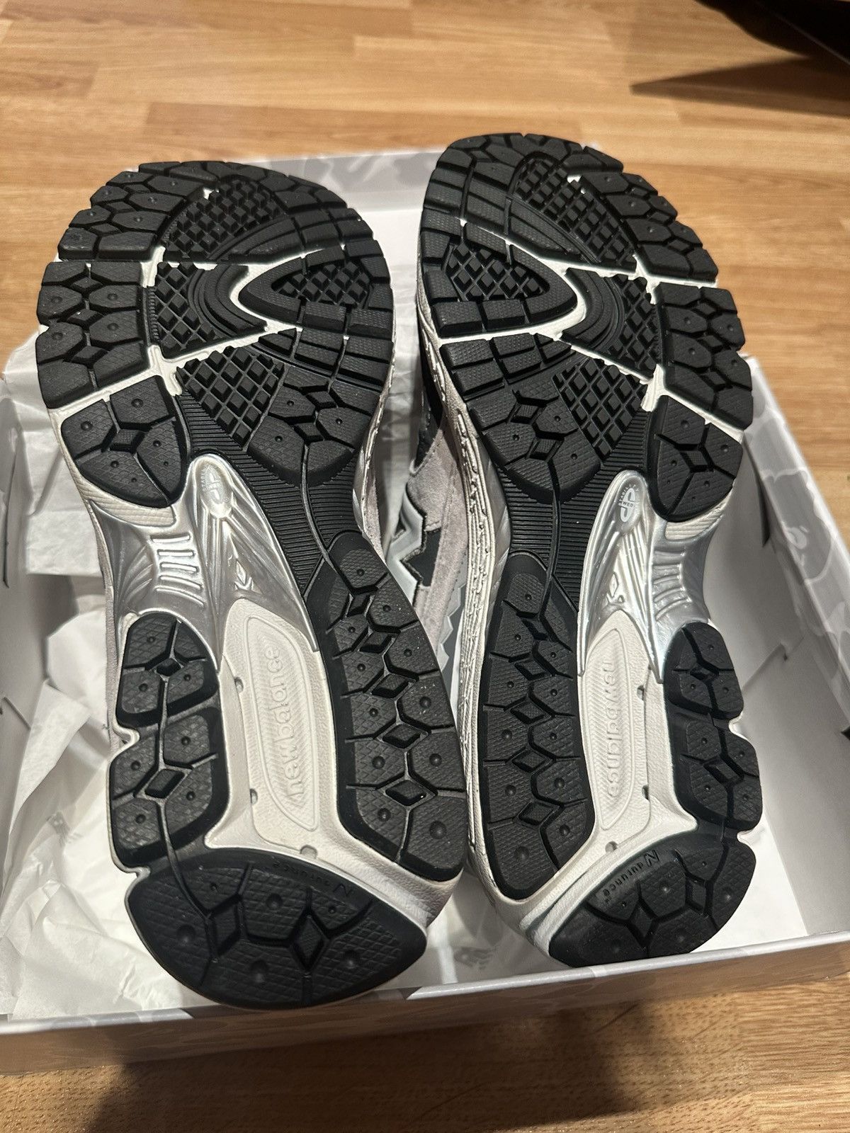 Bape × New Balance BAPE x New Balance 2002R Grey Camo Size Mens UK 9 M2002RBG Size US 9.5 / EU 42-43 - 13 Thumbnail
