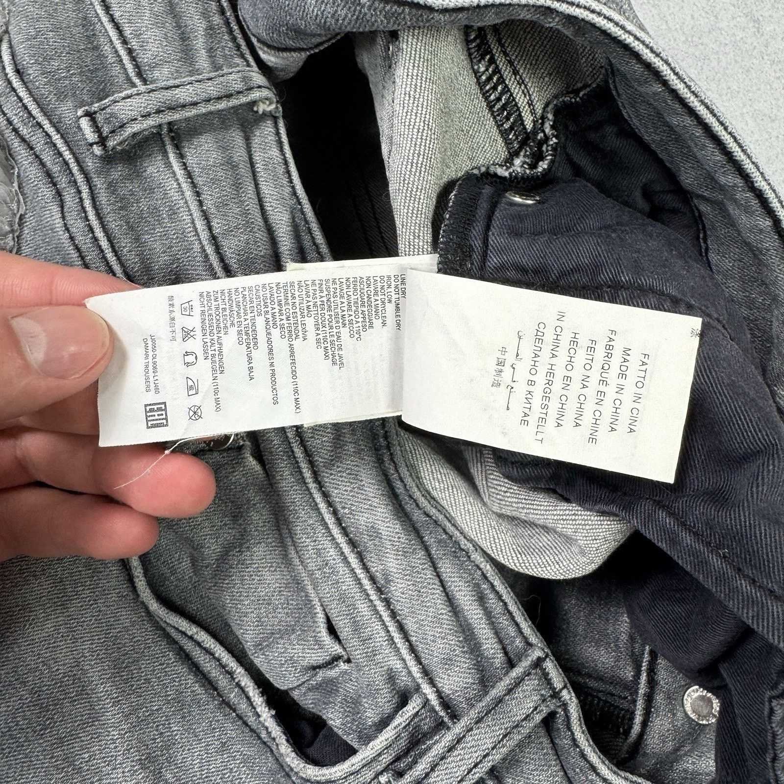 Miss Sixty Vintage Miss Sixty Avant Garde Grey Jeans Denim Pants Size 31" - 15 Thumbnail