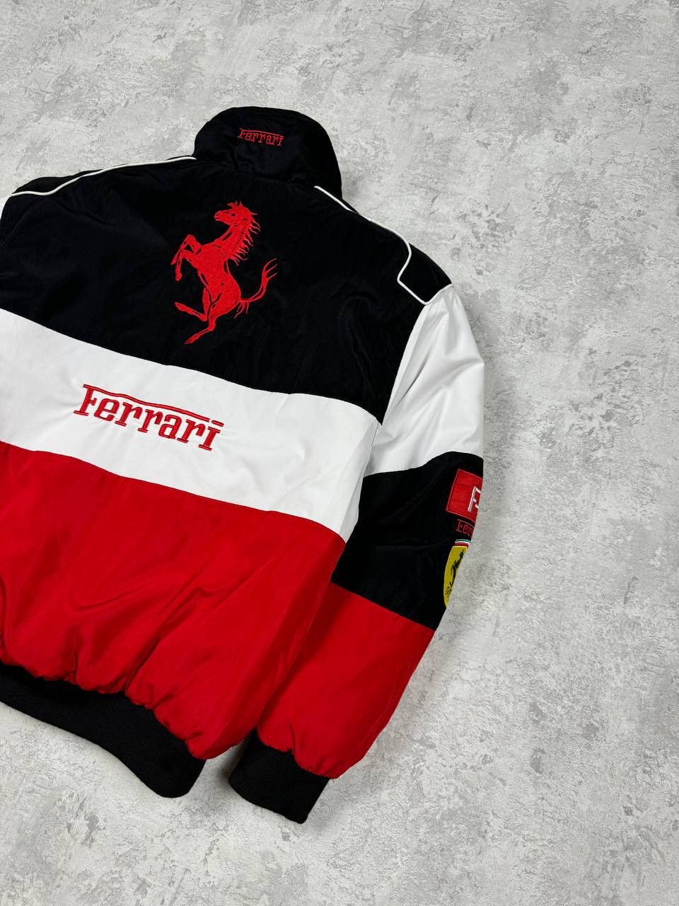 Vintage RARE Vintage Ferrari Racing Bomber Jacket Formula-1 Big Logo Size US M / EU 48-50 / 2 - 12 Thumbnail