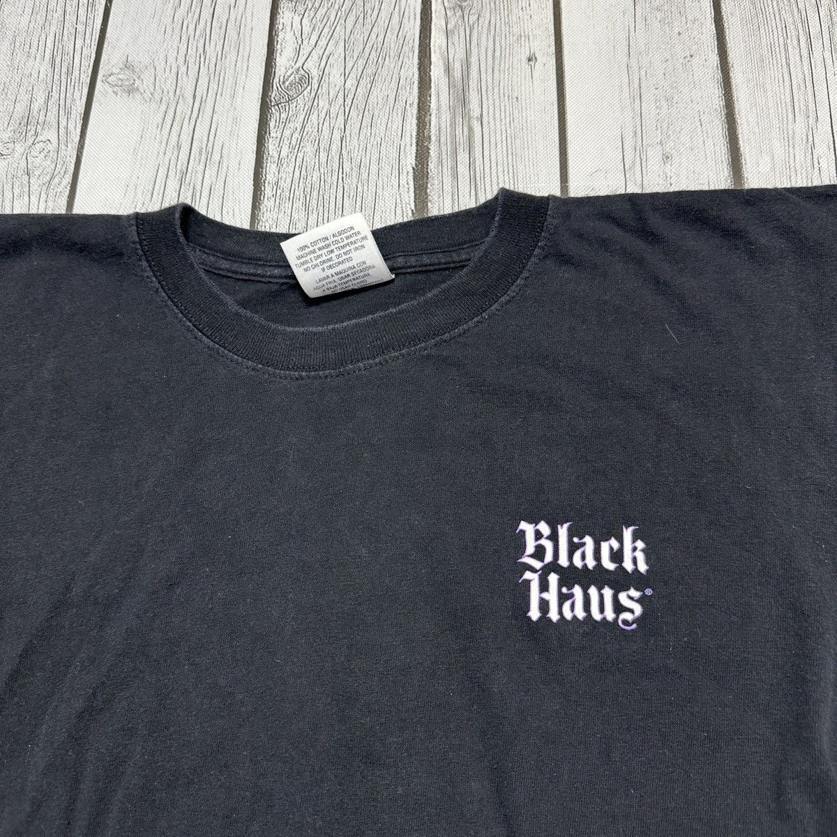 Vintage Vintage Black Haus tee Size US L / EU 52-54 / 3 - 4 Thumbnail