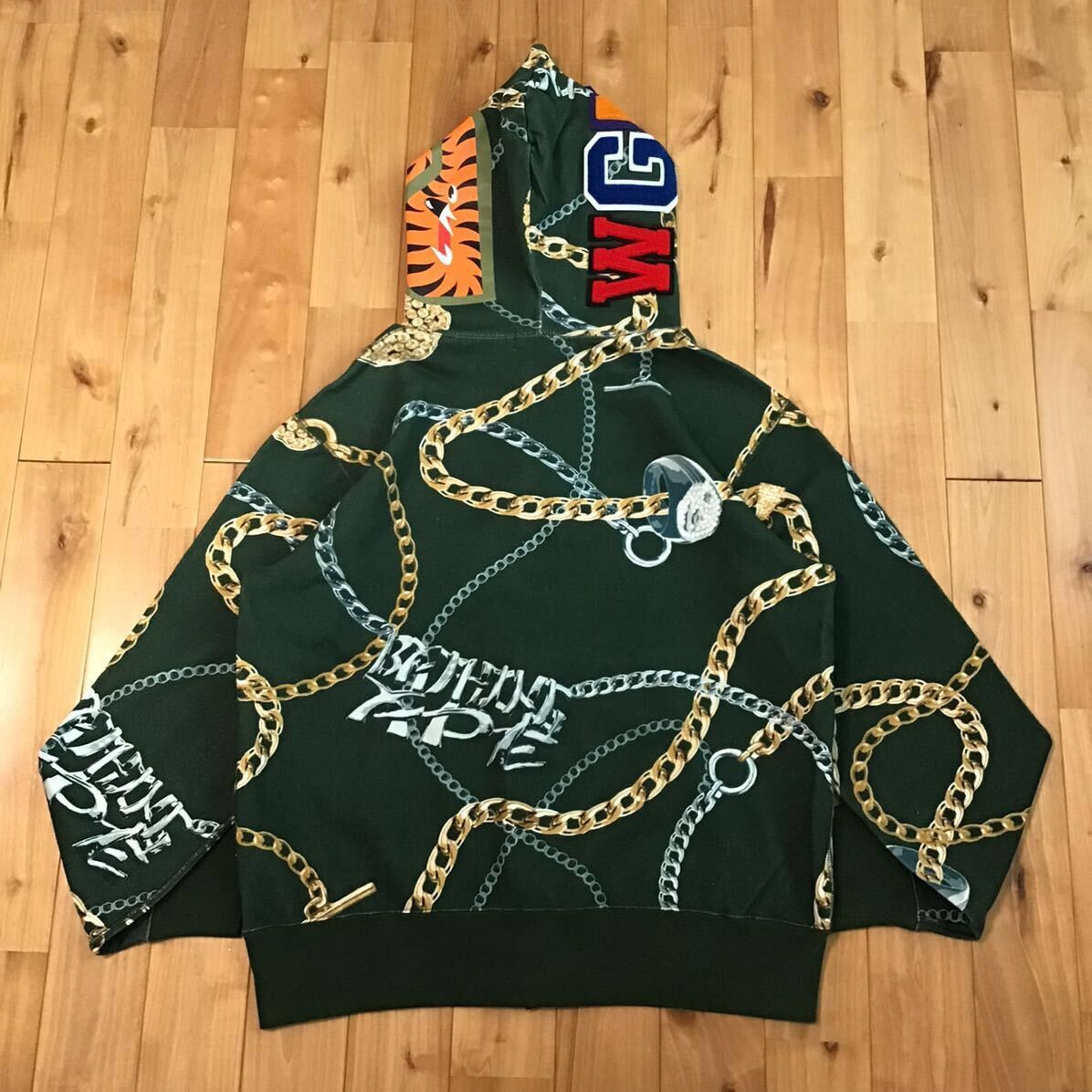 Bape BAPE JEWELS SHARK FULL ZIP HOODIE a bathing ape Size US L / EU 52-54 / 3 - 2 Thumbnail