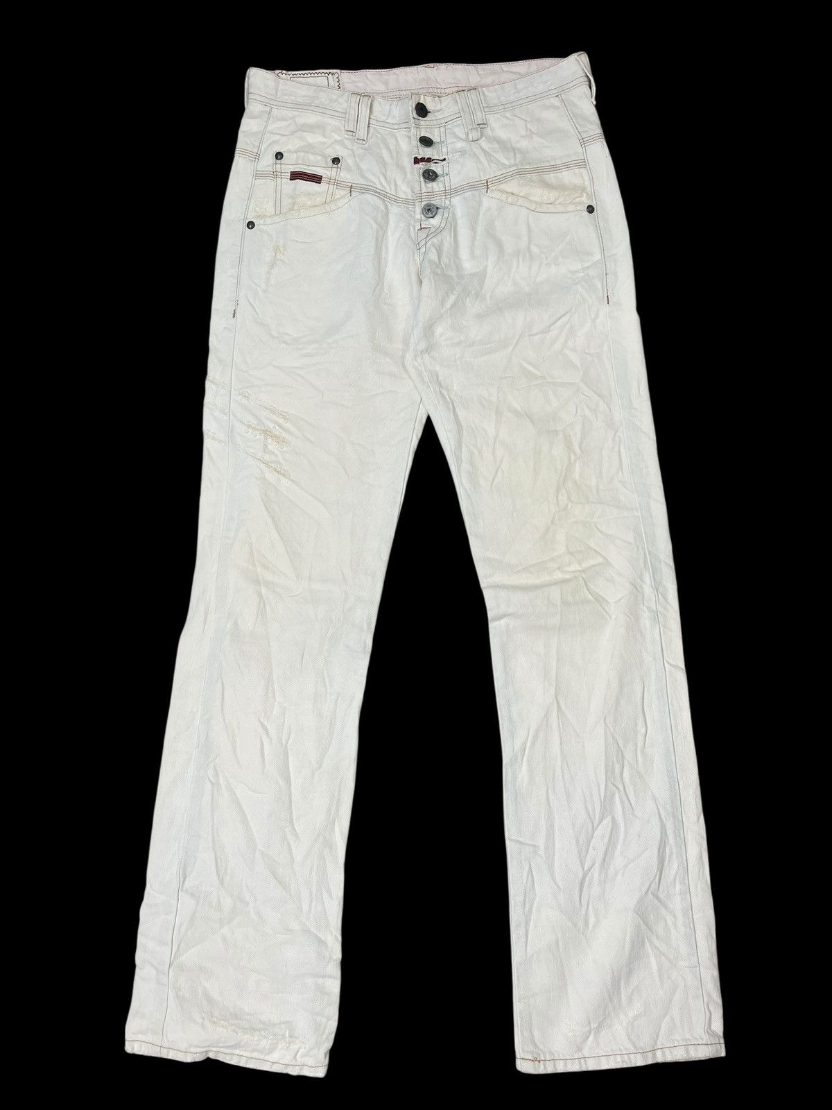 Marithe + Francois Girbaud Vintage Marithe+Francois Girbaud Jeans Straight Cut Size US 31 - 1 Thumbnail