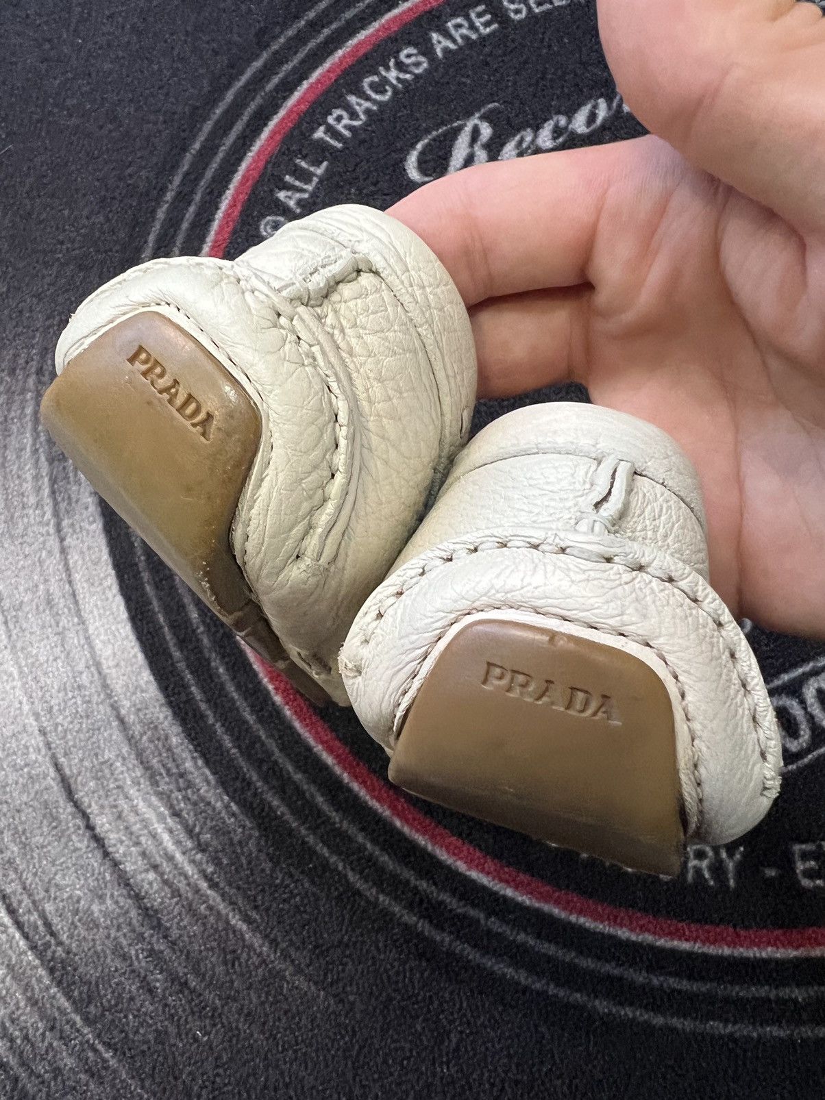 Prada × Vintage Vintage PRADA Logo Moccasin Loafers y2k Size US 8 / IT 38 - 9 Thumbnail
