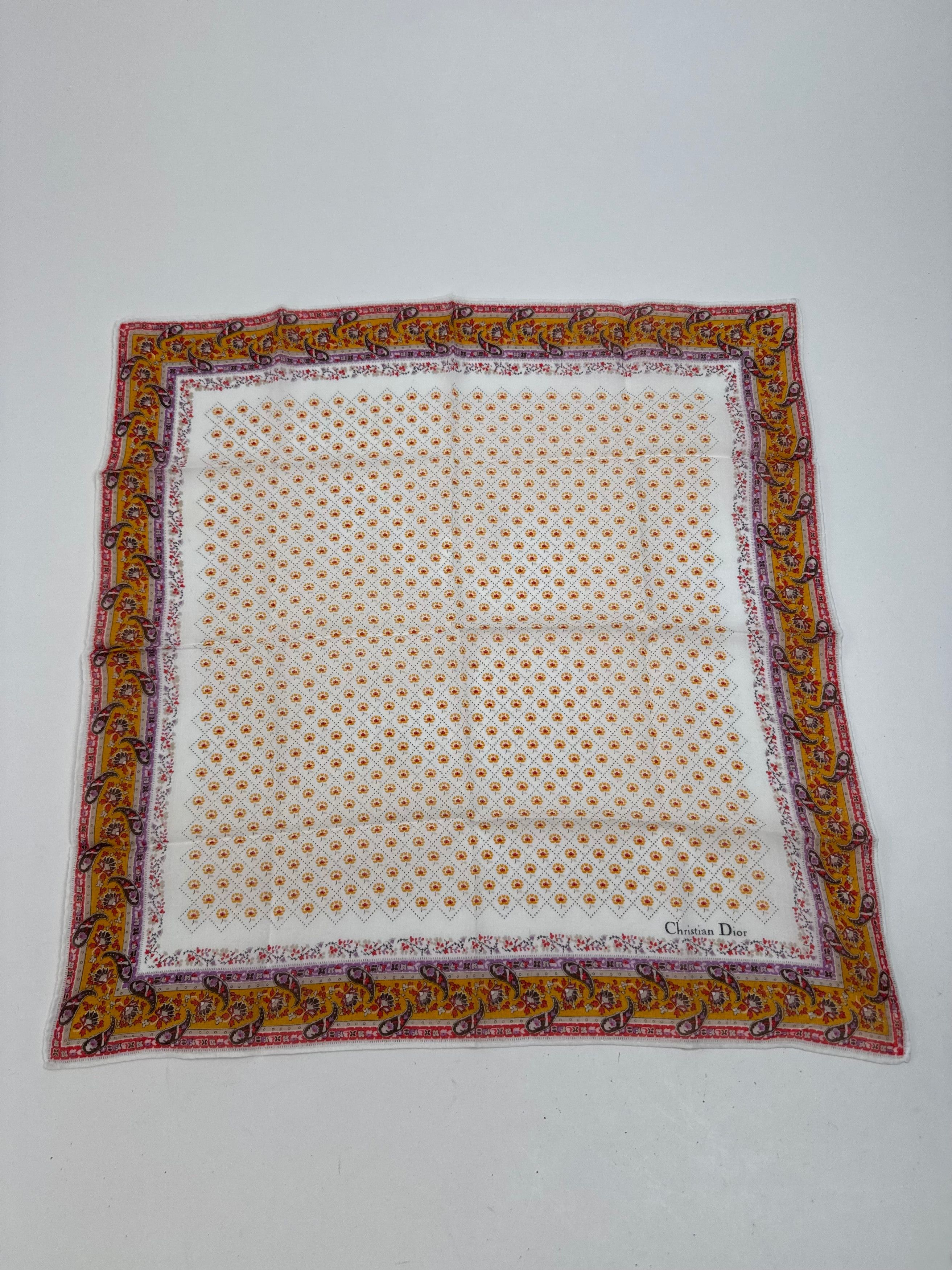 Dior Vintage Polka Dots scarf Size ONE SIZE - 1 Thumbnail