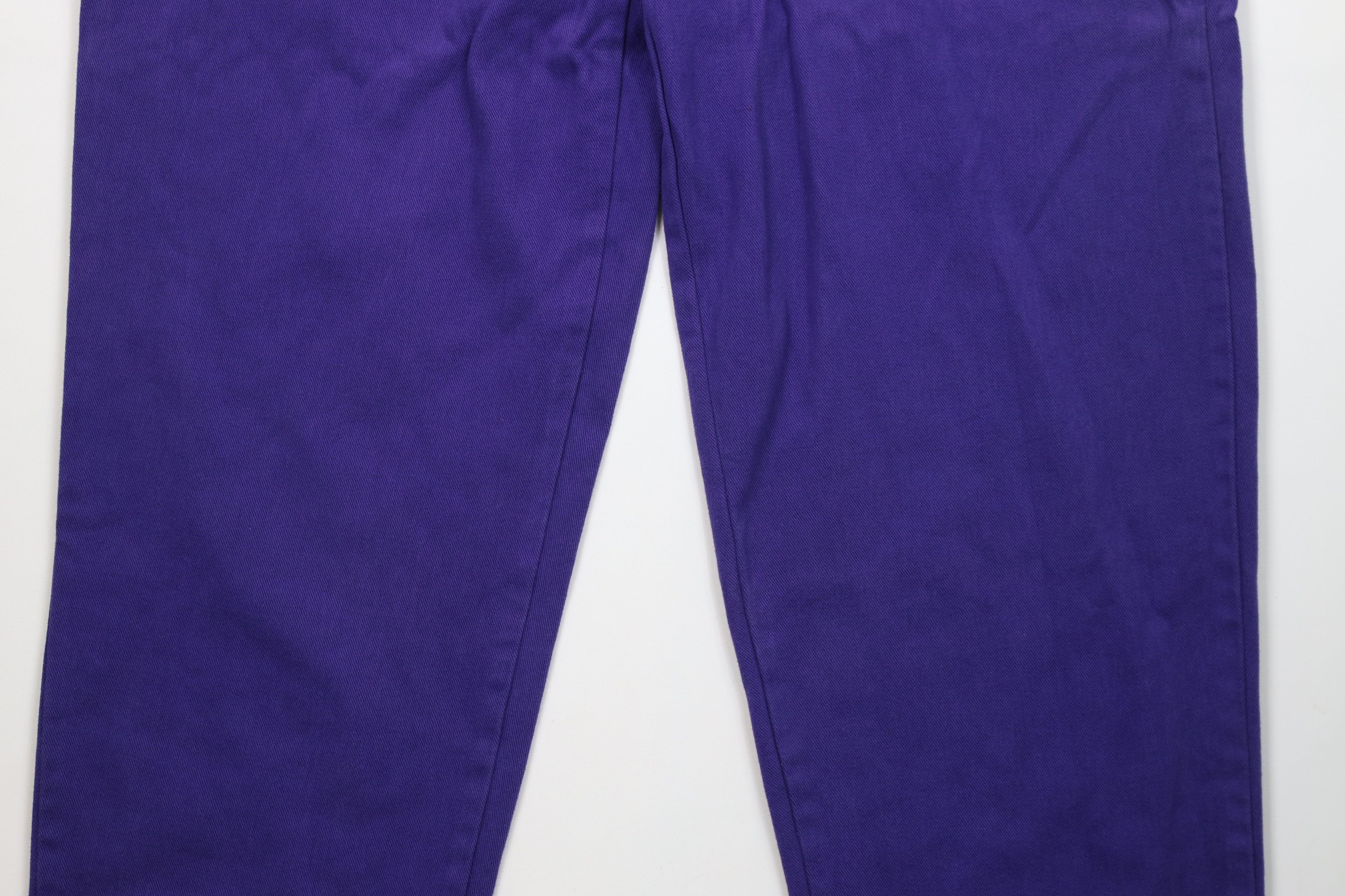 Vintage Deadstock Vintage 90s Streetwear Fit Skateboard Jeans Purple Size US 42 / EU 58 - 3 Thumbnail