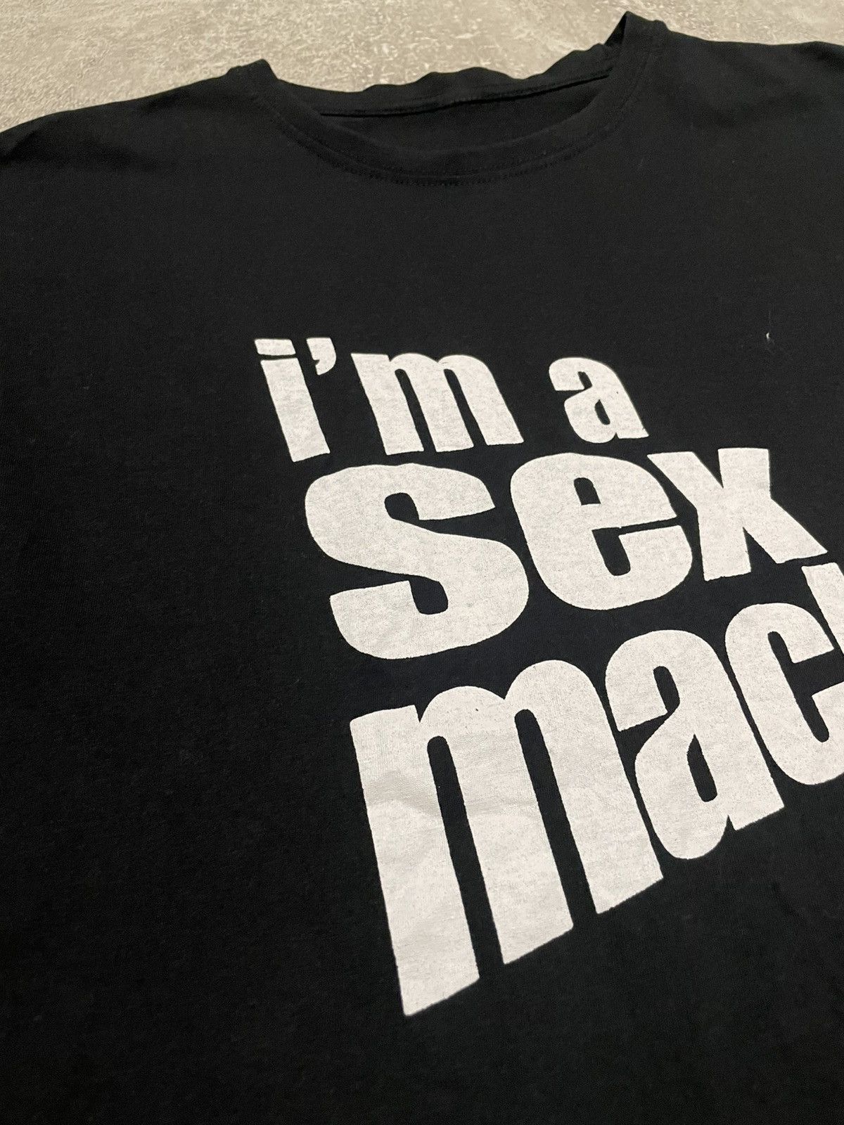Hook-Ups Vintage I am A Sex Machine Y2K Humour T-Shirt Size US S / EU 44-46 / 1 - 4 Thumbnail