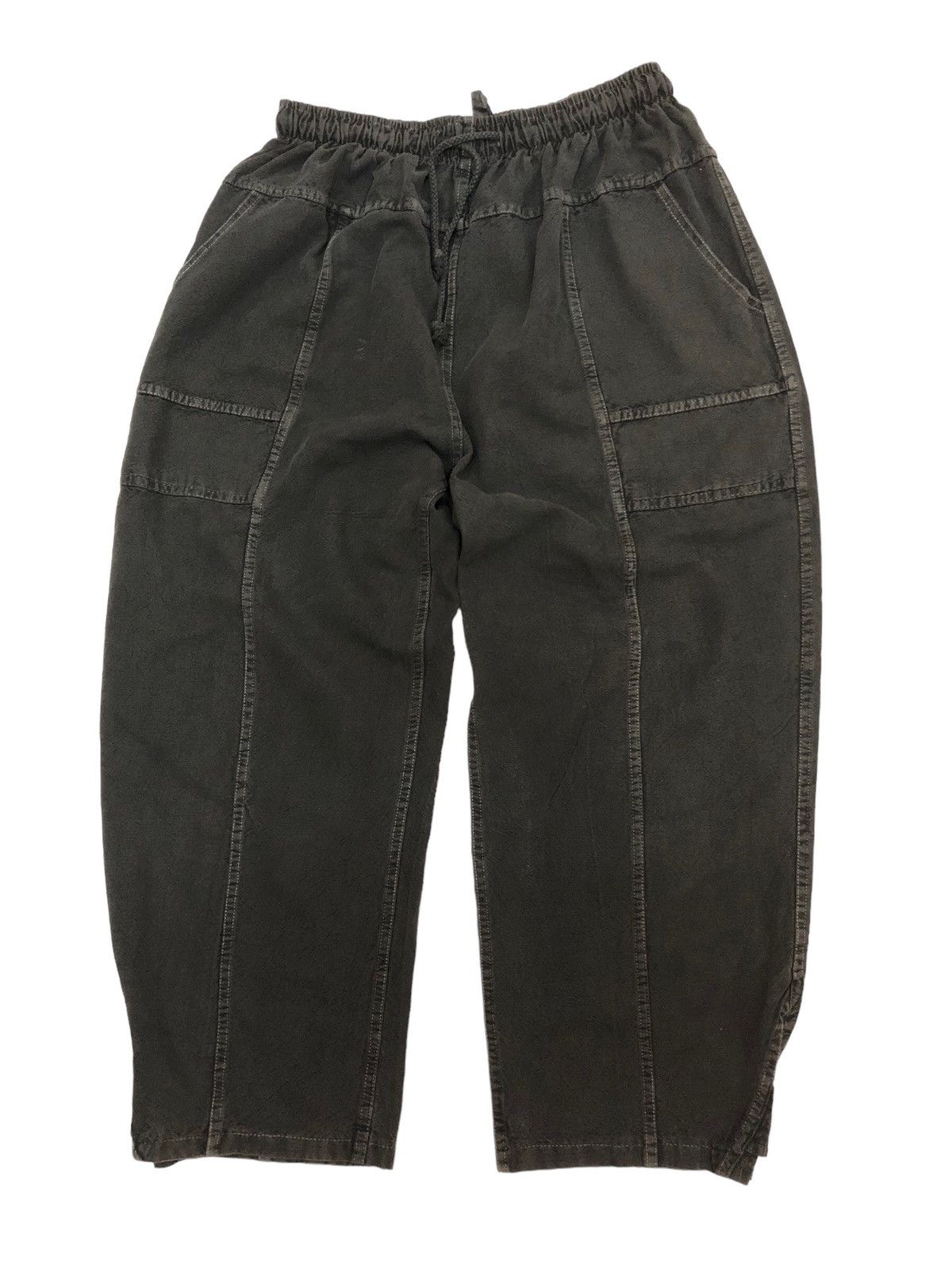 Designer × Japanese Brand 🇯🇵 STYLE WIDE LEG BAGGY BALLOON DRAWSTRING RELAX PANTS Size US 34 / EU 50 - 1 Thumbnail