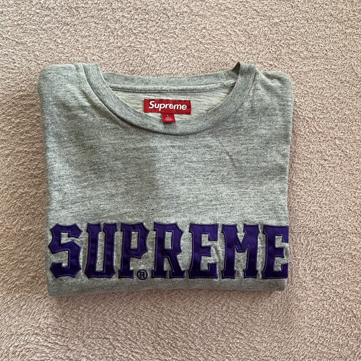 Supreme Supreme Twill Applique Tee Size US L / EU 52-54 / 3 - 1 Thumbnail