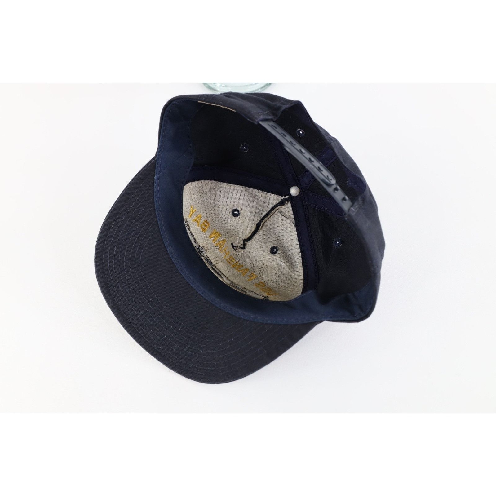 Vintage Vintage 70s 80s Faded USS Fanshaw Bay CVE-70 War Ship Hat Size ONE SIZE - 9 Thumbnail