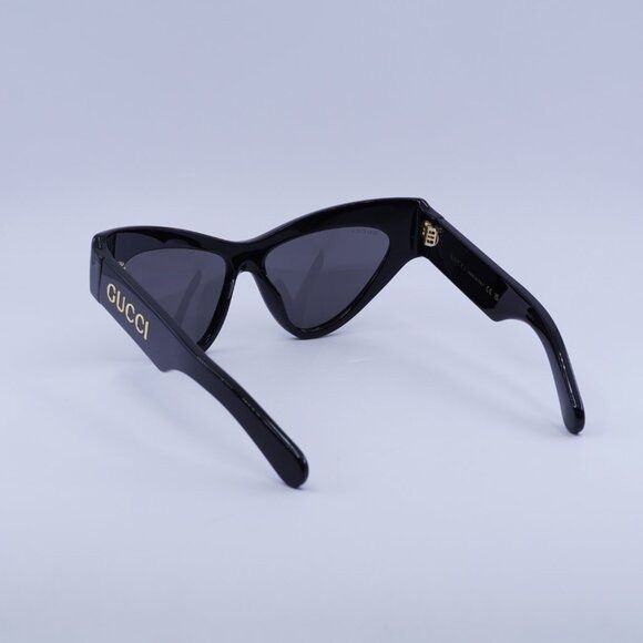 Gucci 🕶️ New Gucci GG1294S 001 Black/Grey Sunglasses Size ONE SIZE - 6 Thumbnail