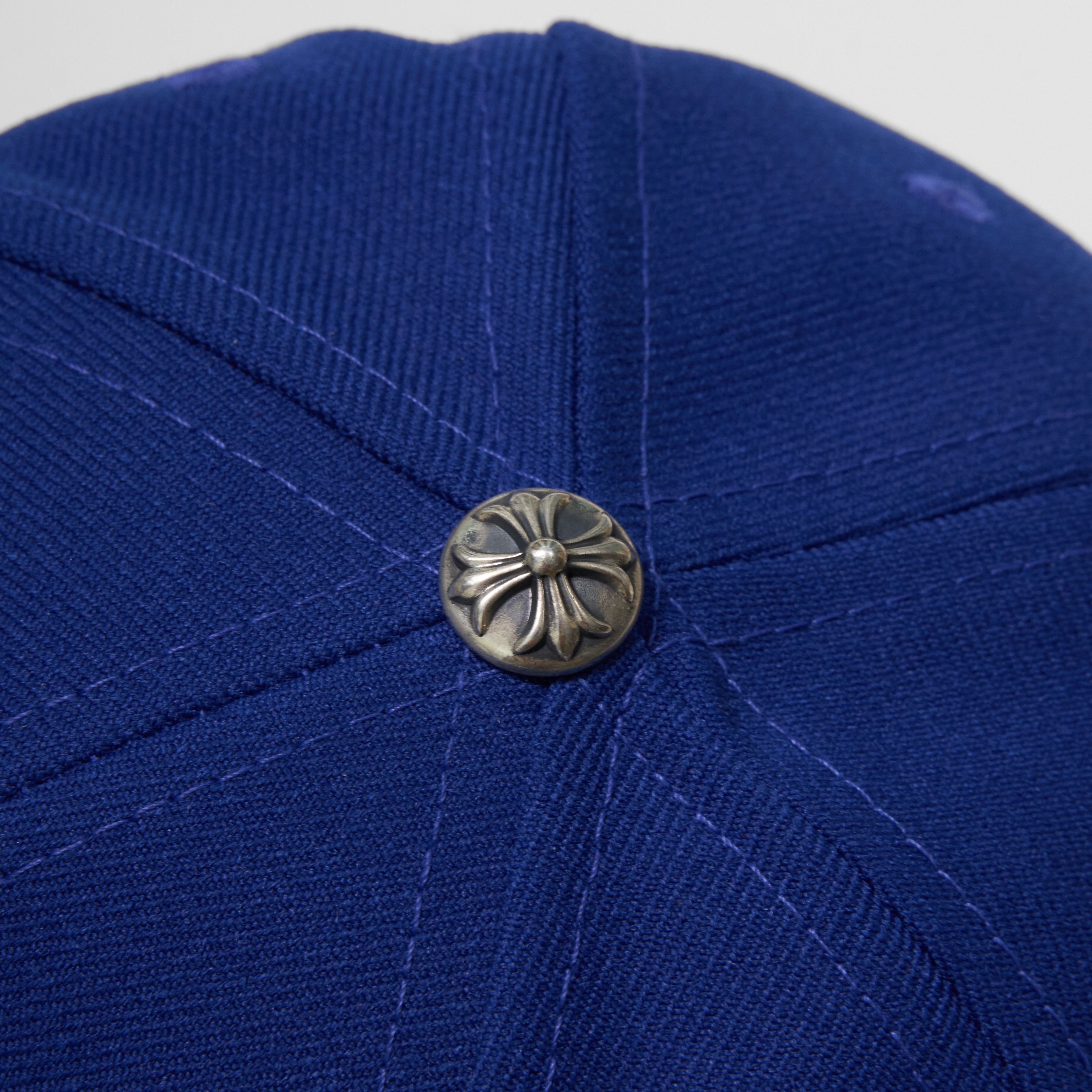 Chrome Hearts Chrome Hearts 6 Panel On Field CH White Baseball Cap Blue Size ONE SIZE - 3 Thumbnail