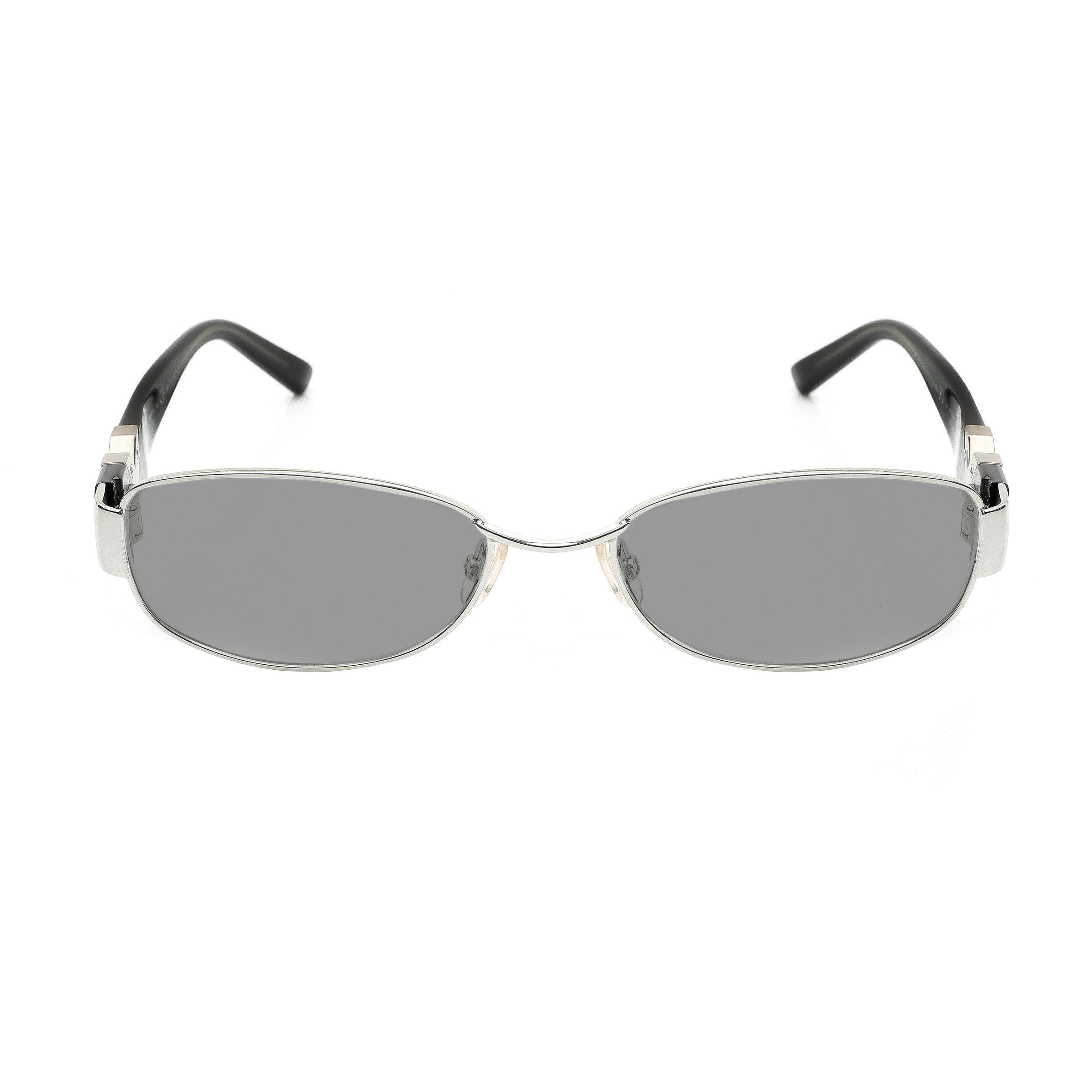Valentino Valentino '90s Signature Purple Metal Rectangular Sunglasses Size ONE SIZE - 3 Thumbnail