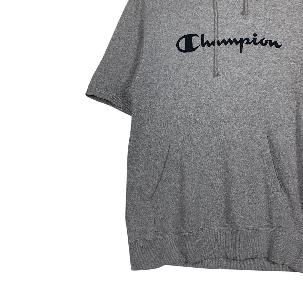 Champion CHAMPION Big Logo Short Sleeve Hoodies Pullover #2014-C87 Size XXL / US 16-18 / IT 52-54 - 3 Thumbnail