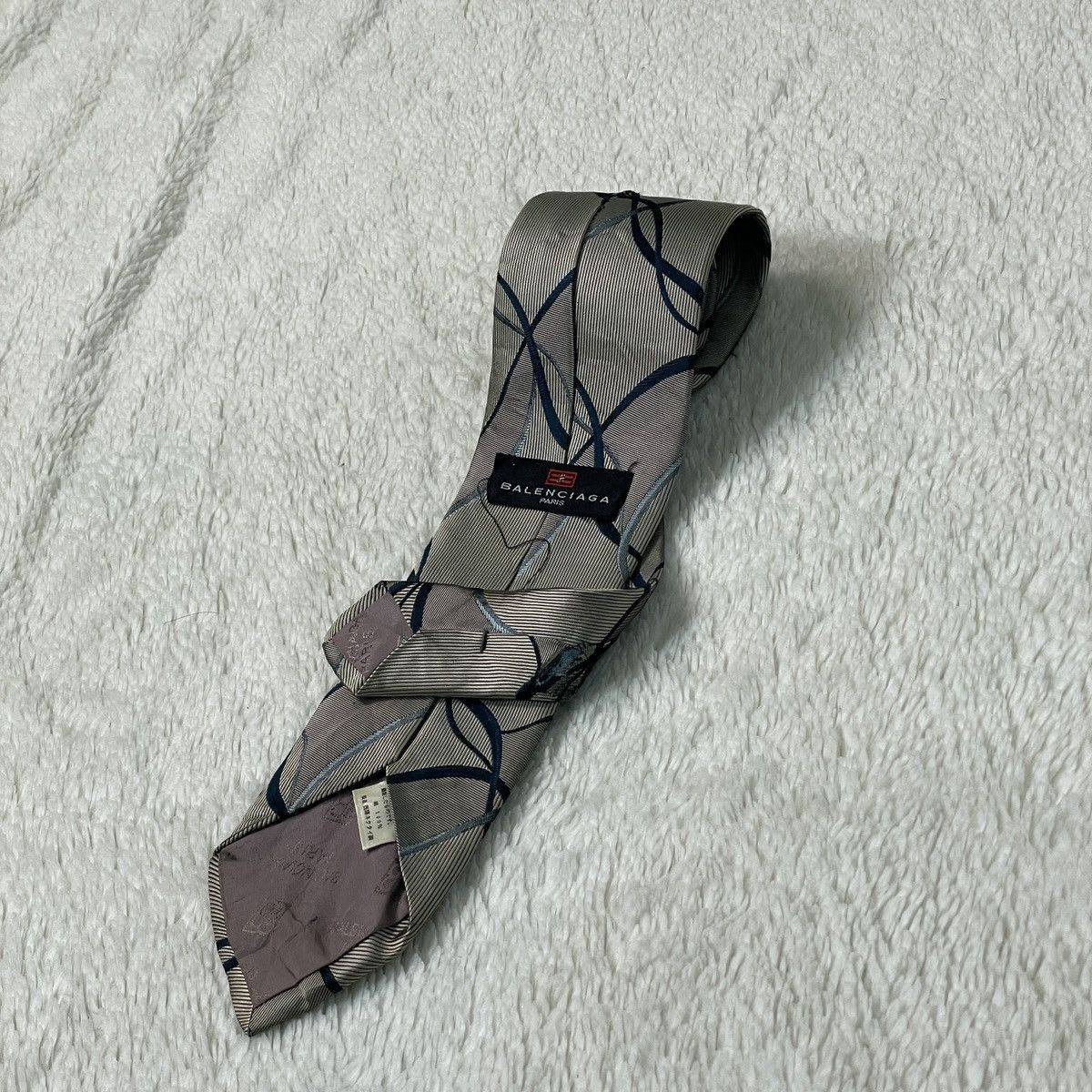 Balenciaga Vintage Balenciaga Paris Silk Ties Size ONE SIZE - 2 Thumbnail