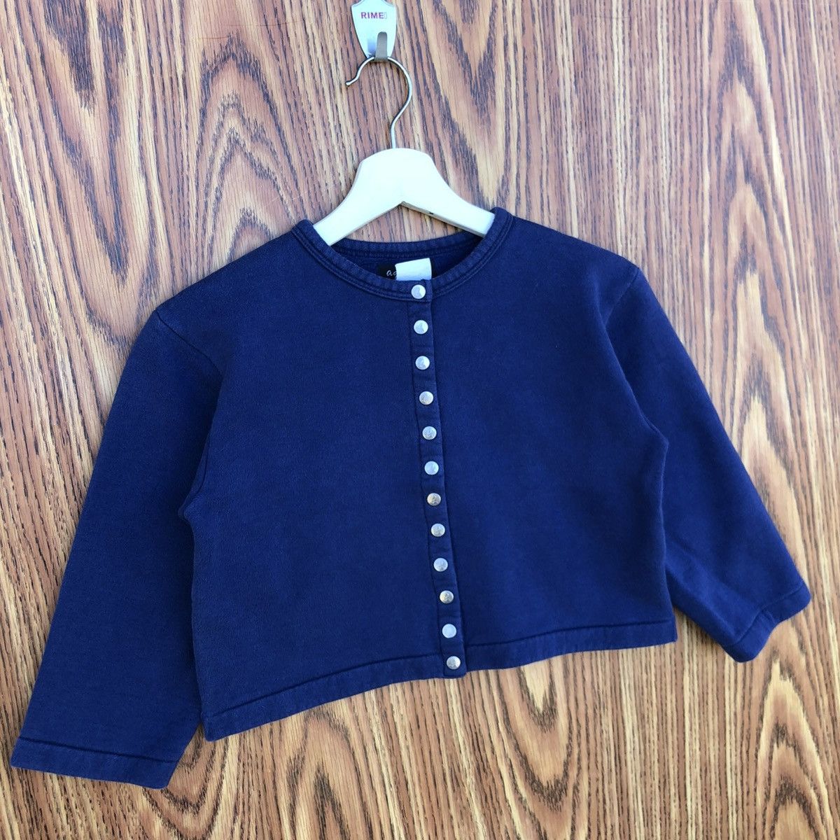 agnes b. Vintage Agnes b. Enfant Crop top Button Up Size XXS / US 00 / IT 34 - 2 Thumbnail