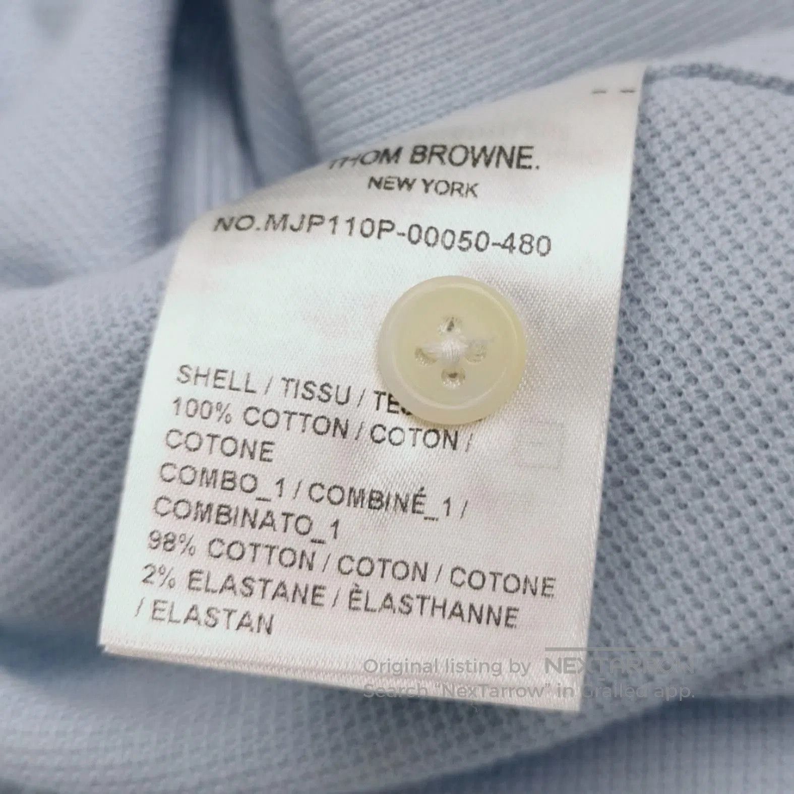 Thom Browne Thom Browne Cotton Polo Shirt L Size. Size US XL / EU 56 / 4 - 4 Thumbnail