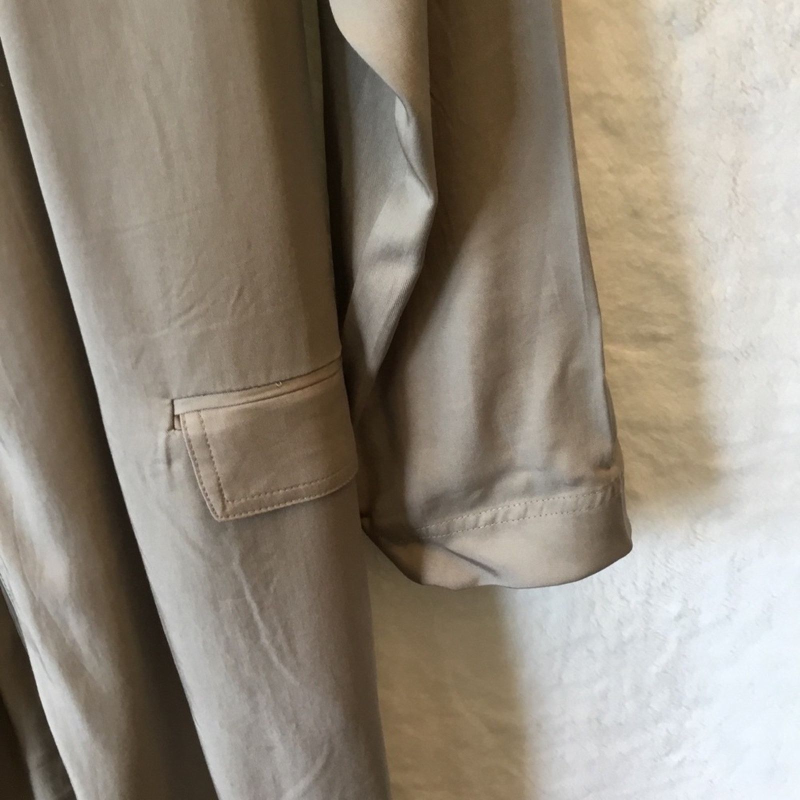 Elie Tahari Elie Tahari Beige Lightweight Trench Coat Size XS / US 0-2 / IT 36-38 - 3 Thumbnail