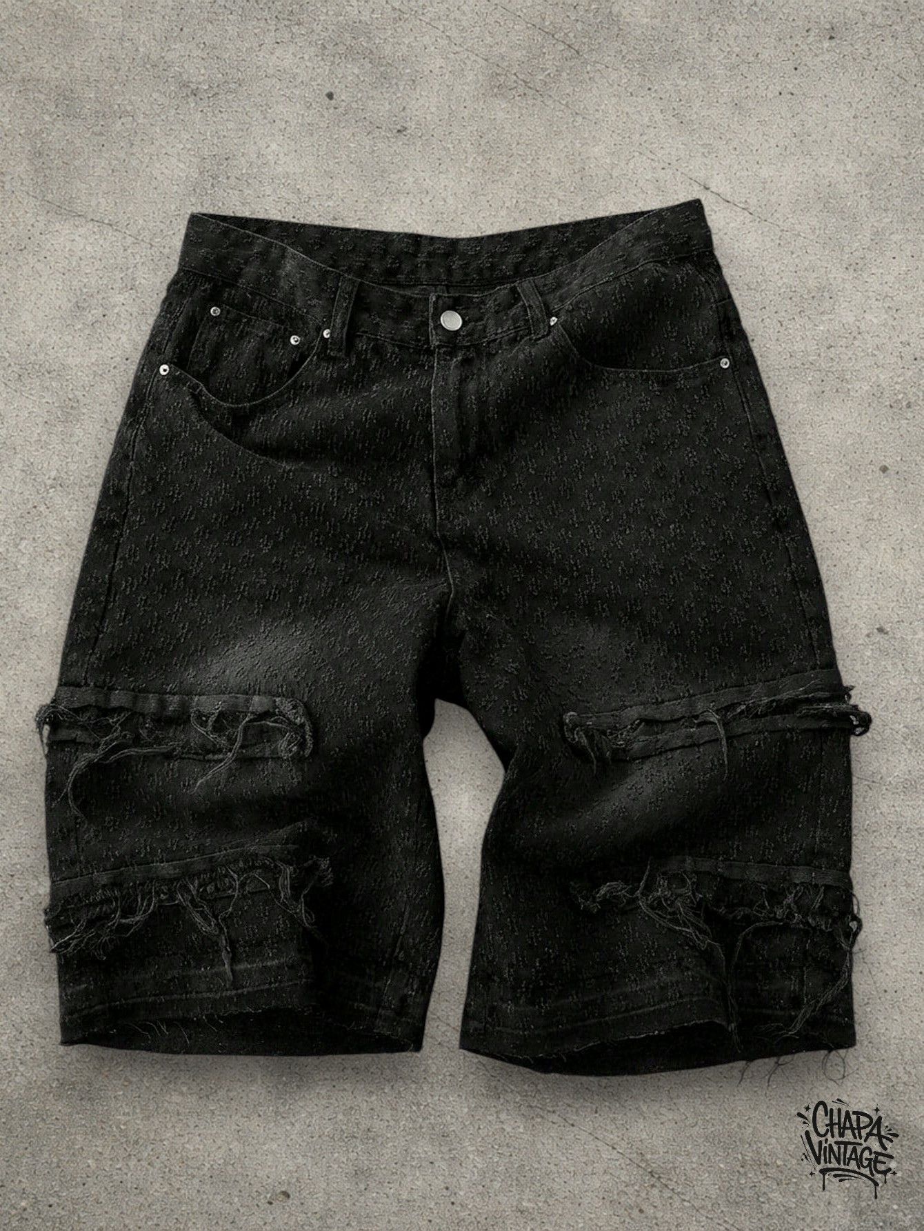 Japanese Brand Ripped opium shorts Size US 32 / EU 48 - 2 Thumbnail