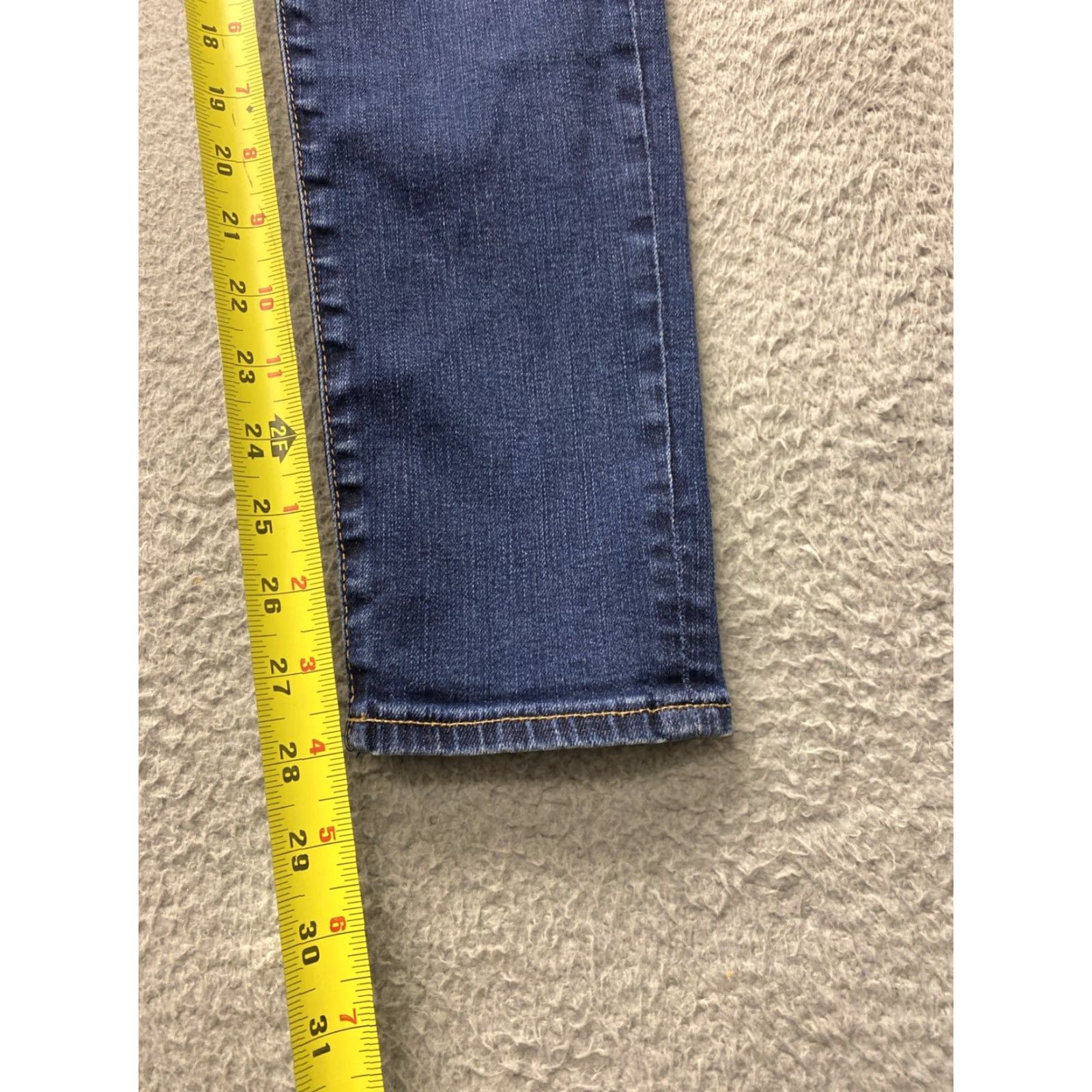 Vintage VINTAGE Adriano Goldschmied Jeans Women’s 28x2 High Rise Skinny Denim Blue 2010s Slim Fit Size 30" / US 8 / IT 44 - 7 Thumbnail