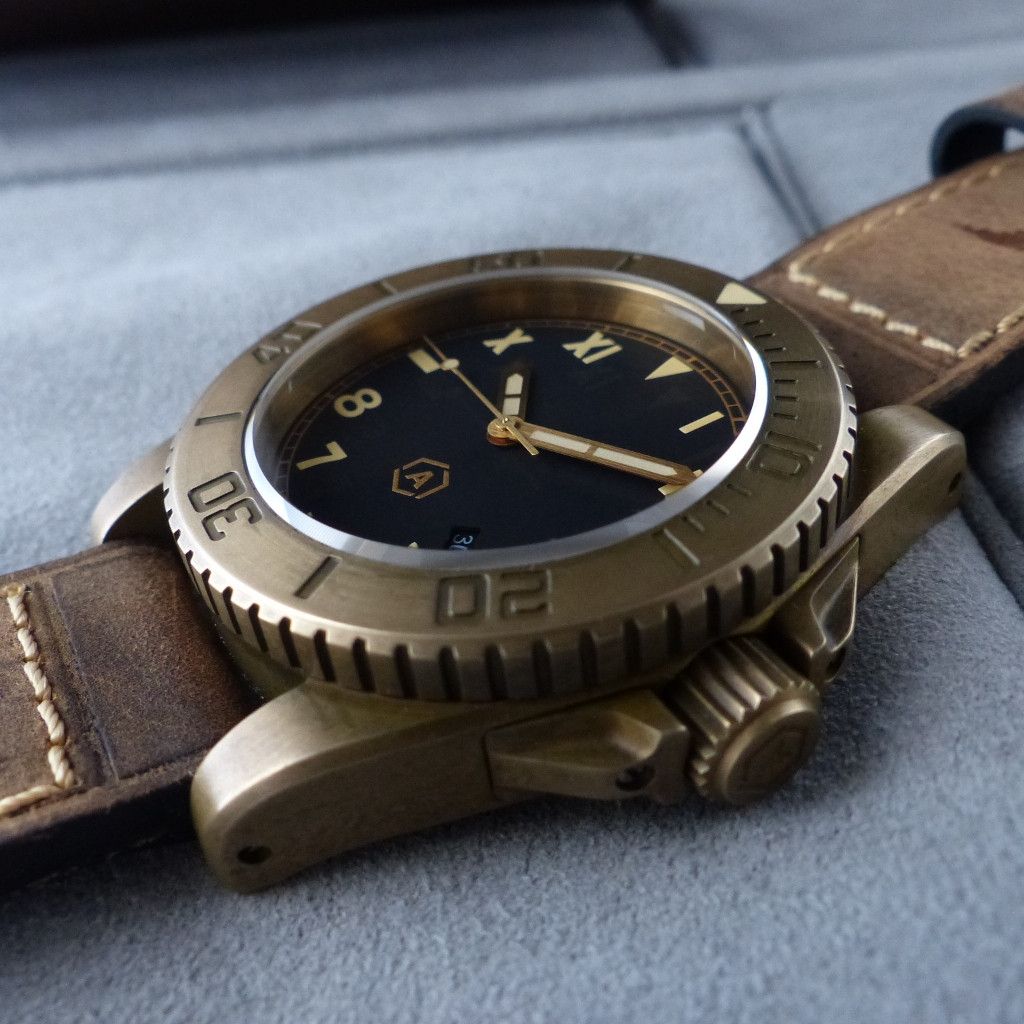 Other ANCON Sea Shadow Bronze watch califonia dial 1943 AGC-4 Size ONE SIZE - 3 Thumbnail