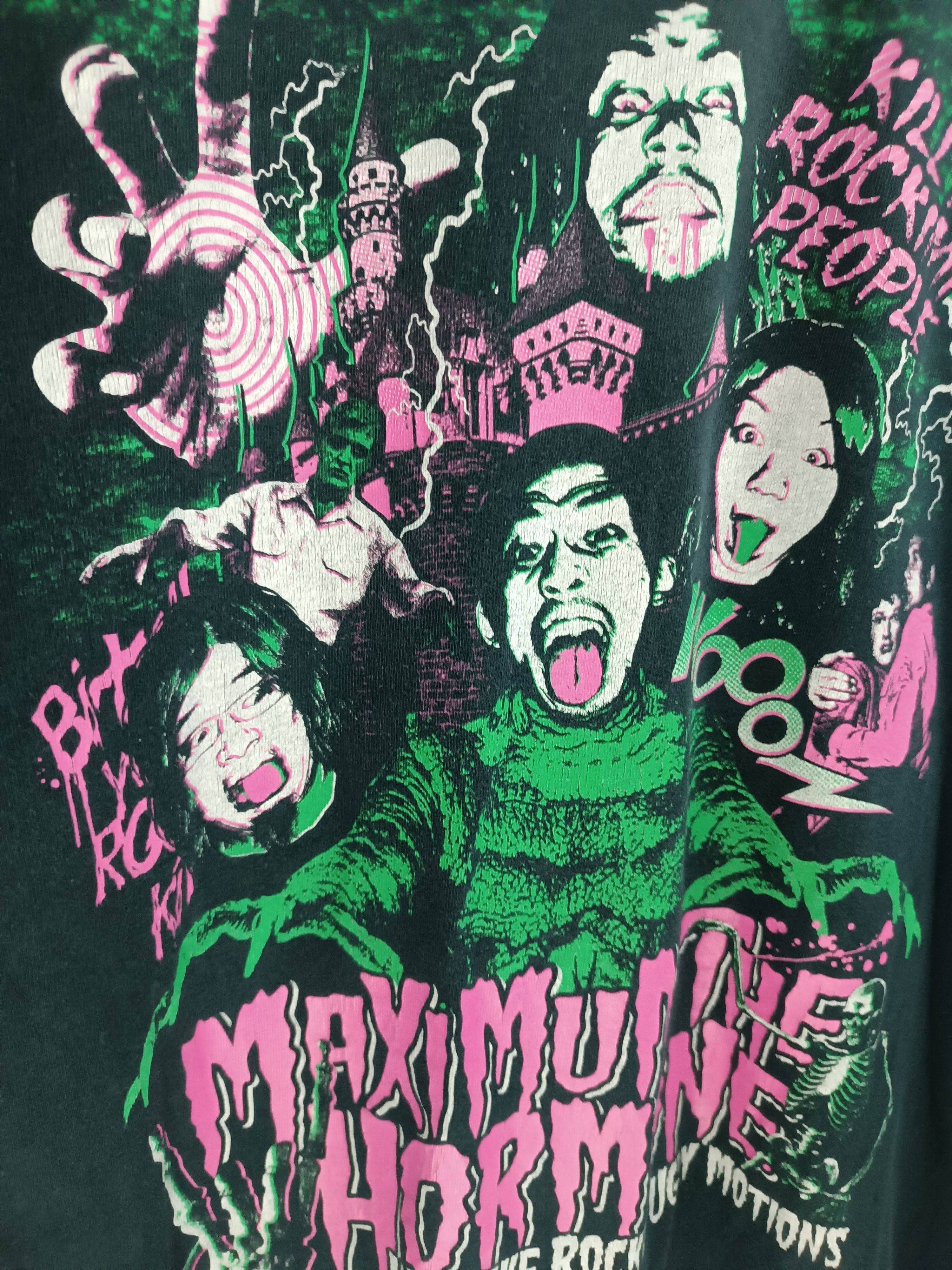 Band Tees VINTAGE Y2K MAXIMUM THE HORMONE METAL HARDCORE VERY RARE Size US M / EU 48-50 / 2 - 7 Thumbnail