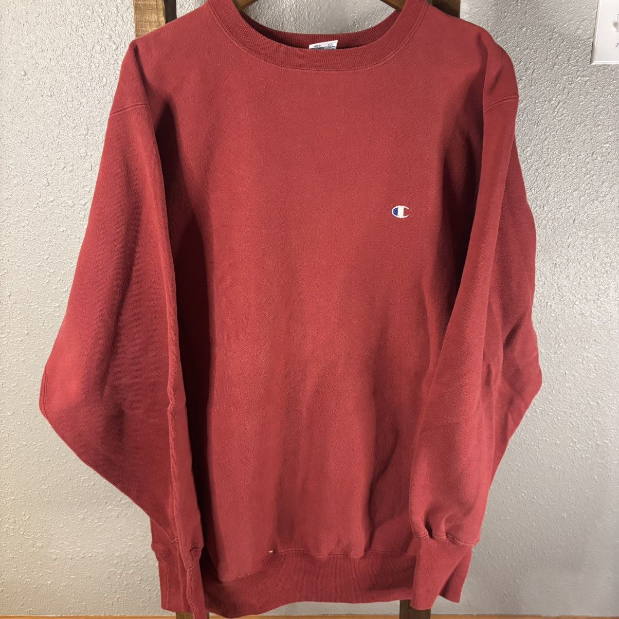 Champion × Vintage Vintage 1990s USA Champion Reverse Weave Crewneck Size US XL / EU 56 / 4 - 1 Thumbnail
