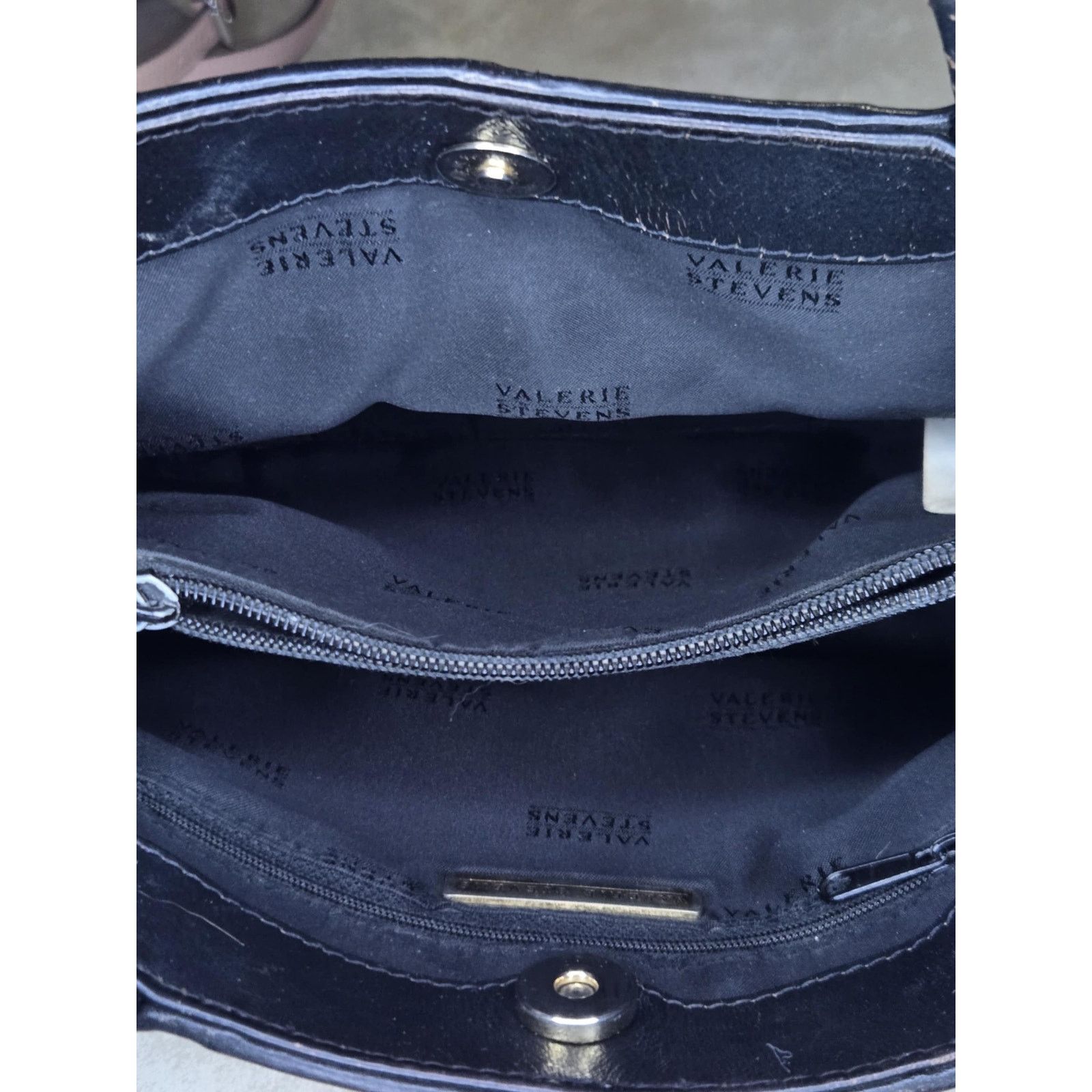 Other Vintage Valerie Stevens black leather bag Size ONE SIZE - 4 Thumbnail