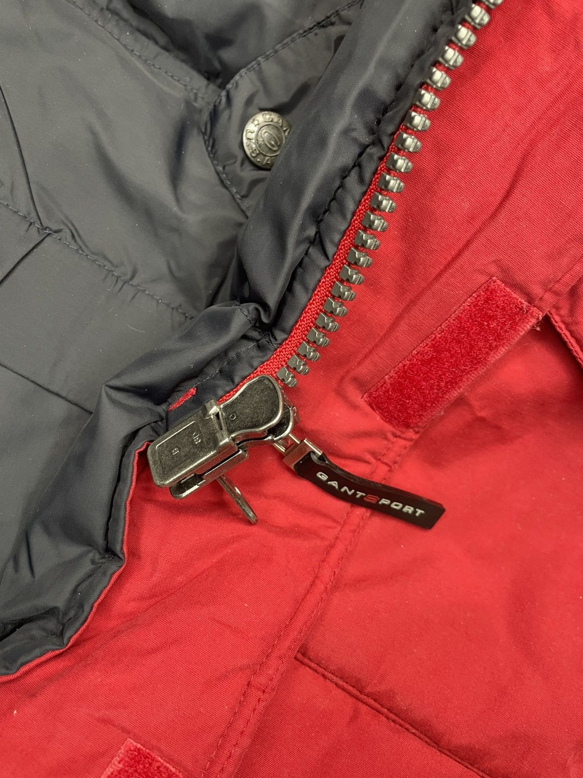 Gant GANT SPORT Women Red Super Padded Hooded Jacket Parka Large Size L / US 10 / IT 46 - 6 Thumbnail