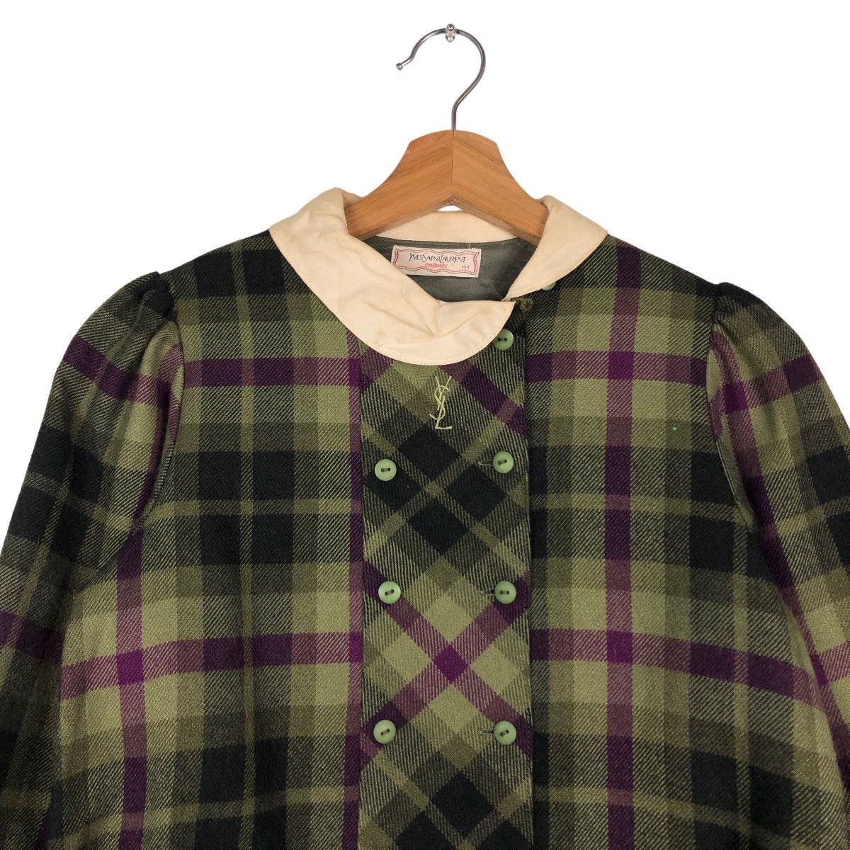 Vintage 🔥Vintage Cropped Jacket Yves Saint Laurent Enfants Size US S / EU 44-46 / 1 - 3 Thumbnail