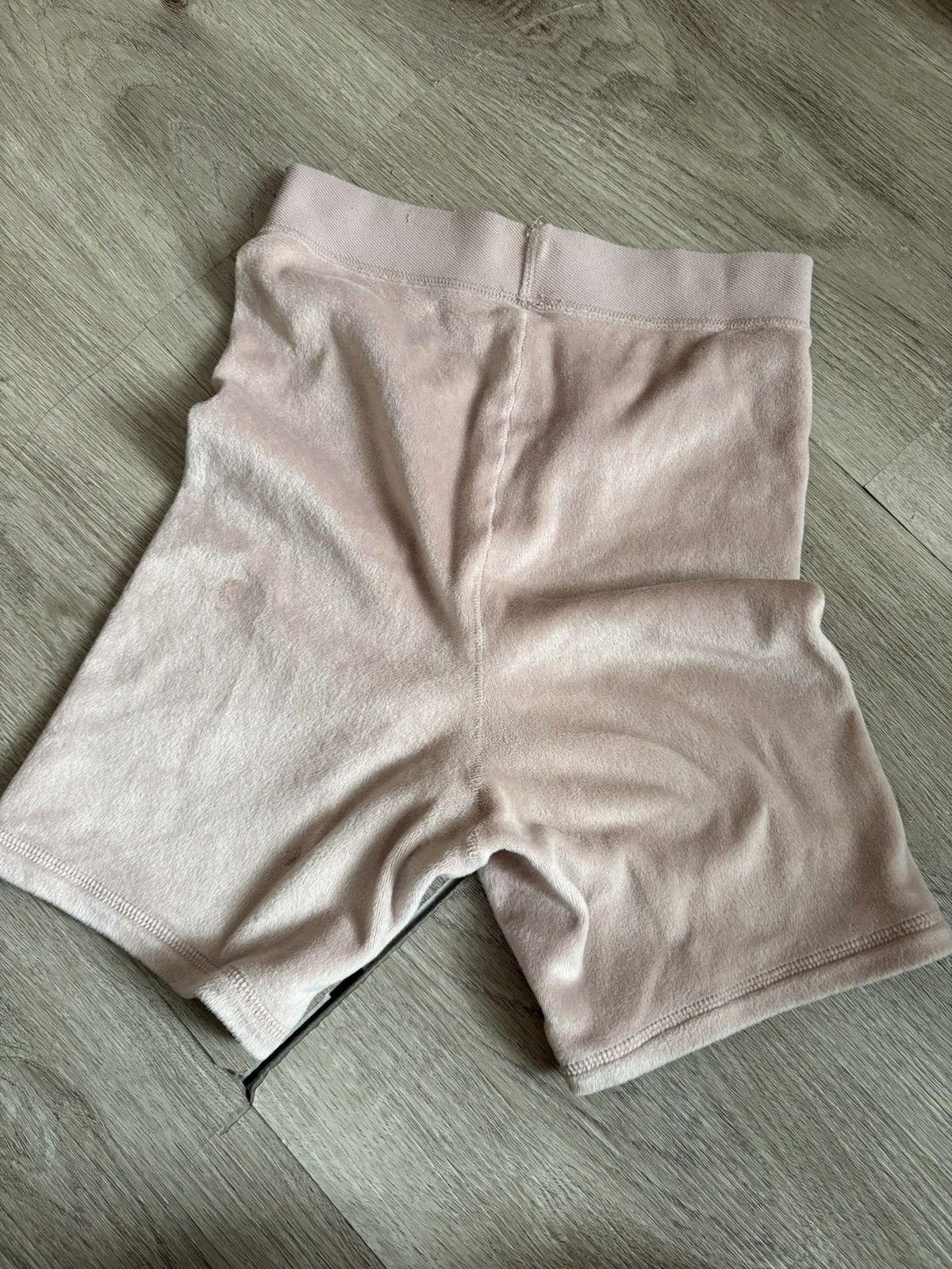 SKIMS SKIMS Pink Mauve Velvet Cycling Shorts – Y2K Soft Girl Fit Size 23" - 3 Thumbnail