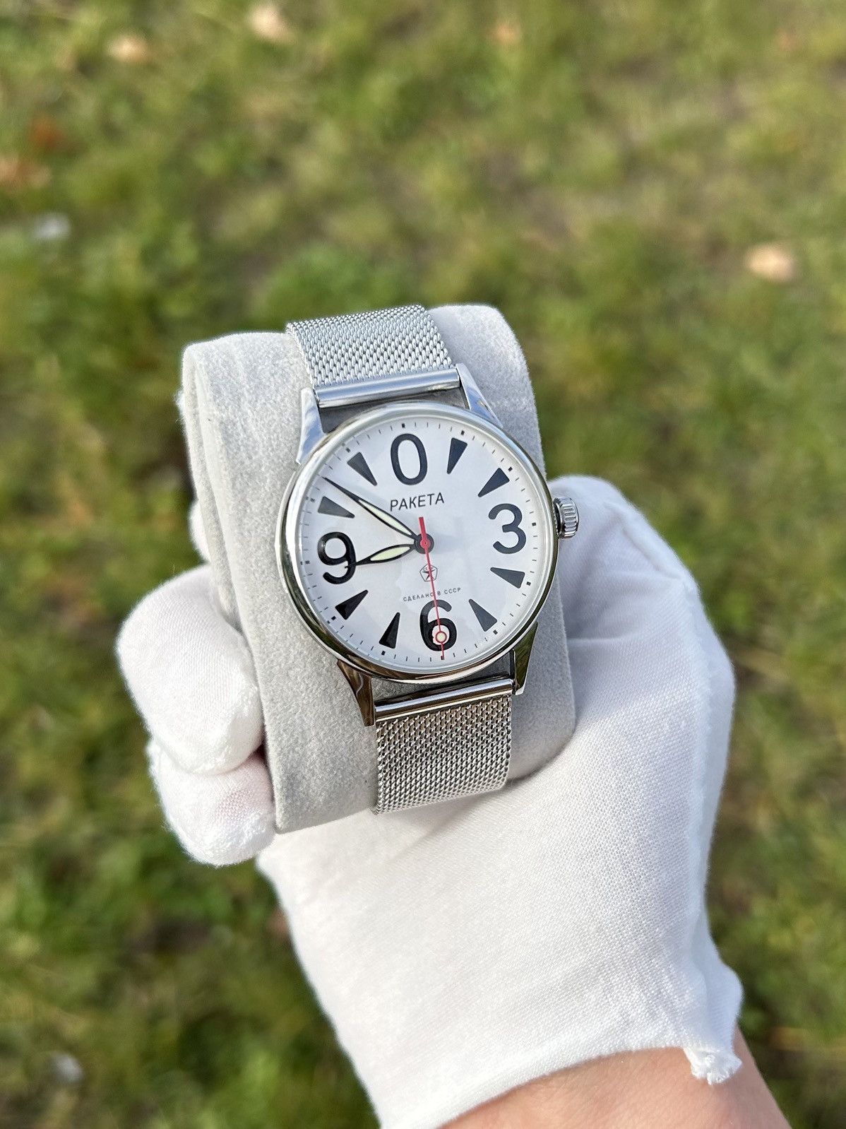 Vintage Vintage Watch Raketa Zero USSR Soviet Mechanical 1980s Size ONE SIZE - 4 Thumbnail