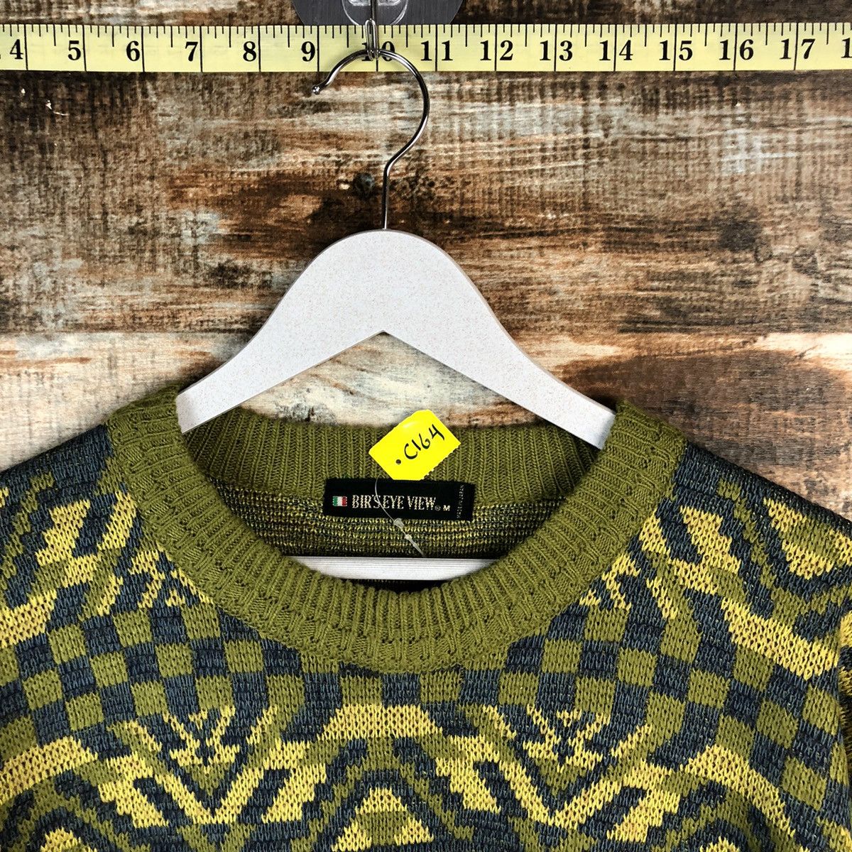 Homespun Knitwear DL Birs Eye View vintage Green Knitwear #C164 Size US M / EU 48-50 / 2 - 9 Thumbnail