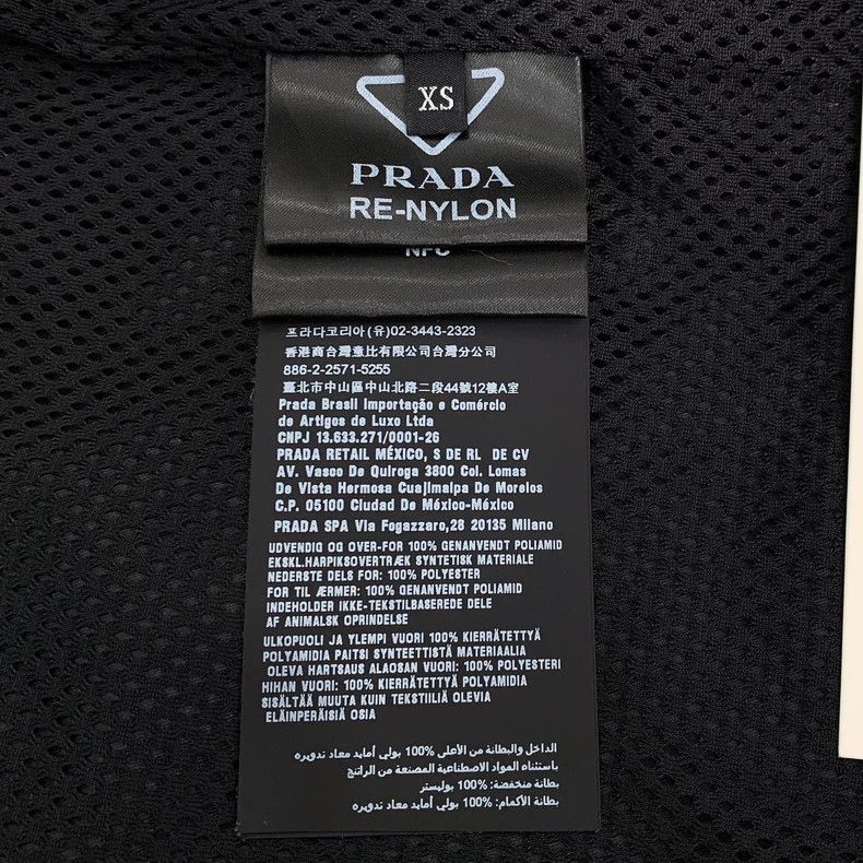 Prada Prada Black triangle logo hooded zipper jacket 2501-Nextarr Size US XS / EU 42 / 0 - 7 Thumbnail