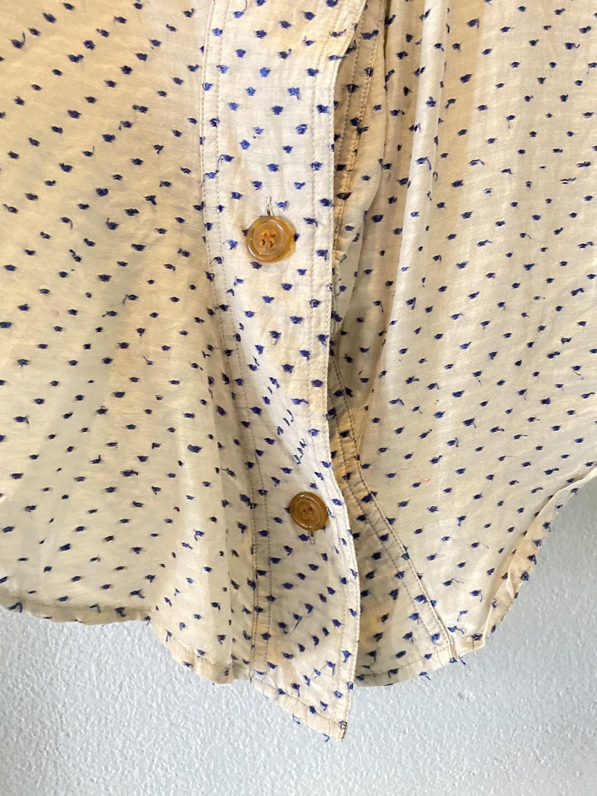 Vivienne Westwood Curve Button Center Line Dots Shirt