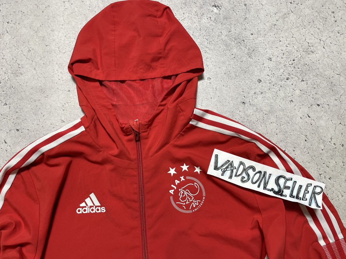 Adidas Vintage Football Jacket Windbreaker Adidas Ajax Amsterdam Size US M / EU 48-50 / 2 - 7 Thumbnail