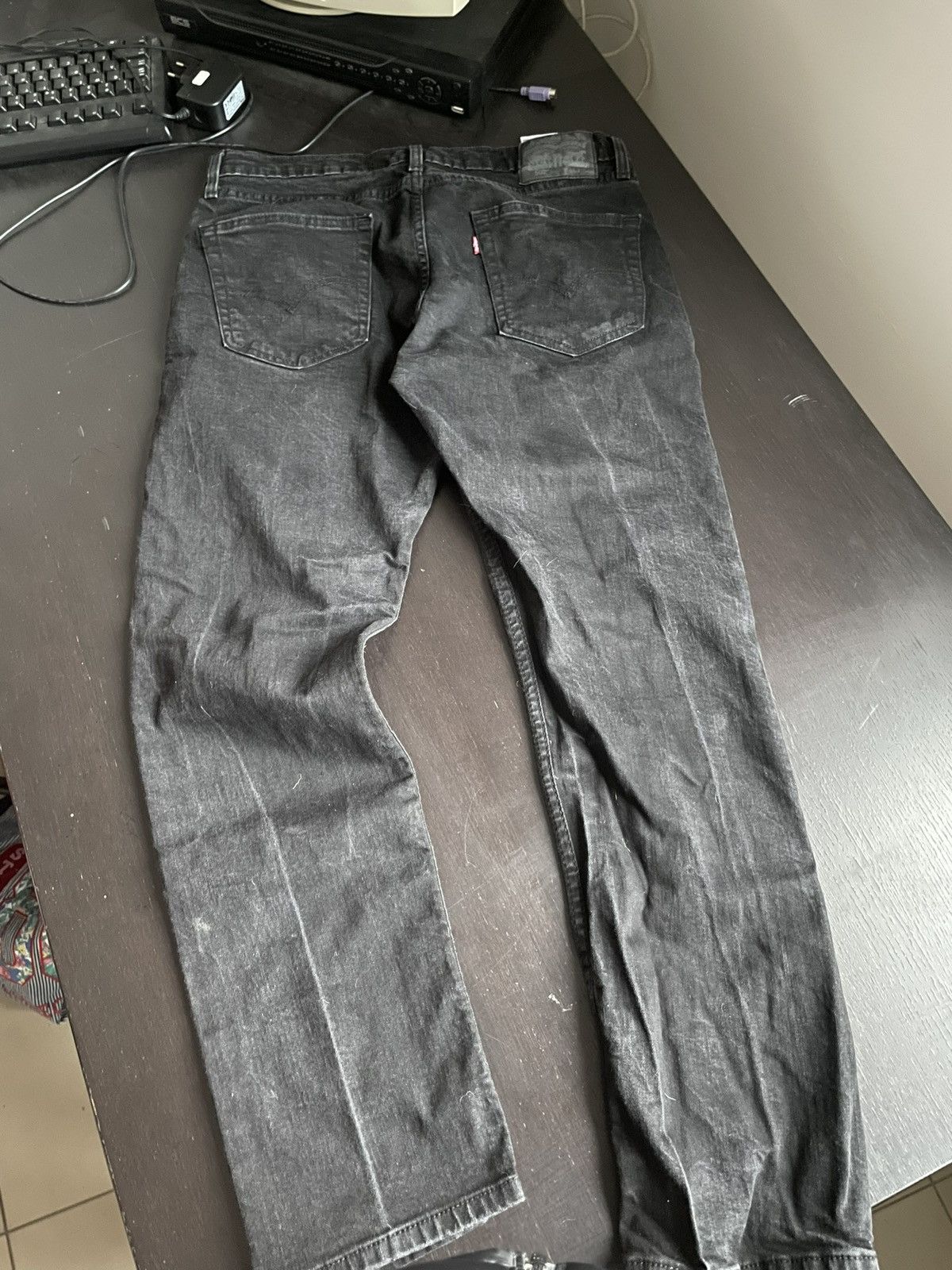 Levi's × Levi's Vintage Clothing × Vintage Levi’s Slim Fit 502 Denim Pants Y2K Casual Modern Black Drip Size US 34 / EU 50 - 2 Thumbnail