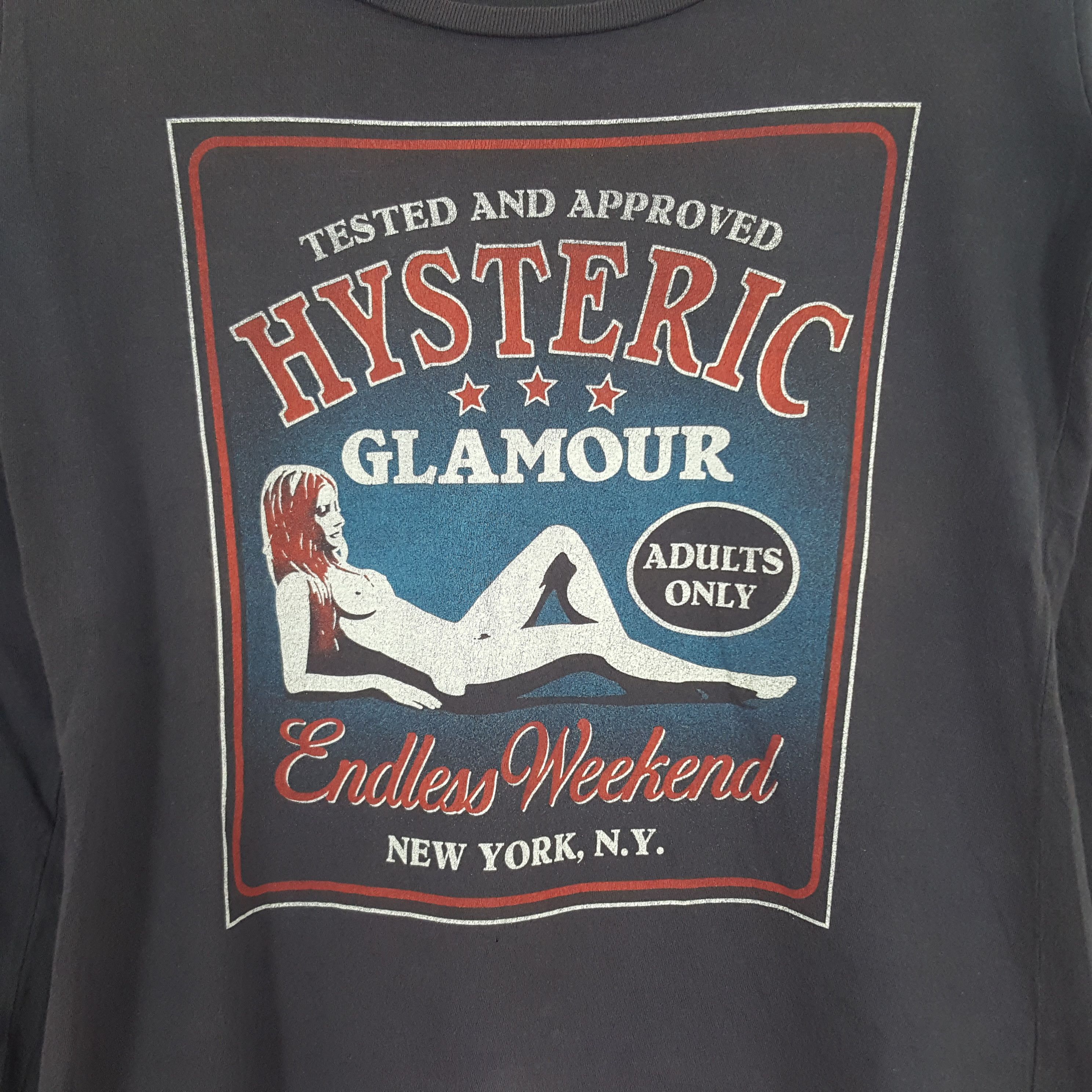 Vintage Hysteric Glamour Japanese Brand Naked Tshirt