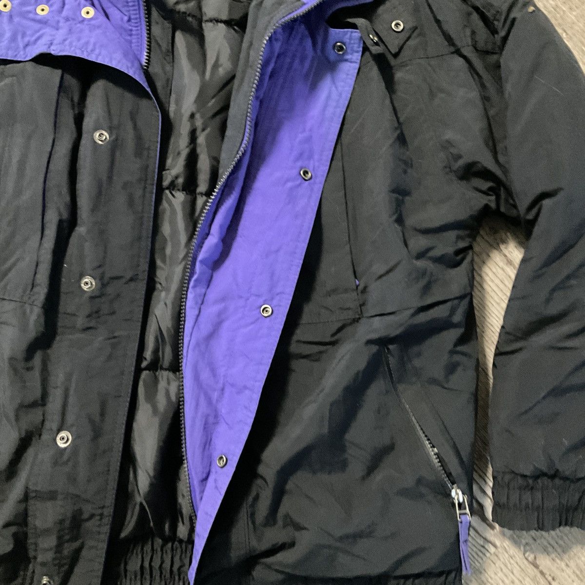 Other Vintage 90s SKI GEAR Puffer Black & Purple Retro Ski Parka Size US S / EU 44-46 / 1 - 2 Thumbnail