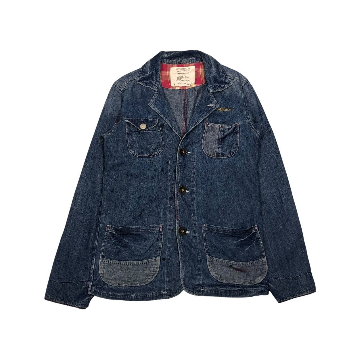 Japanese Brand 🔥M2SQUARED WORKER DENIM JACKET BLANKET ISSEY MIYAKE Size US M / EU 48-50 / 2 - 1 Thumbnail