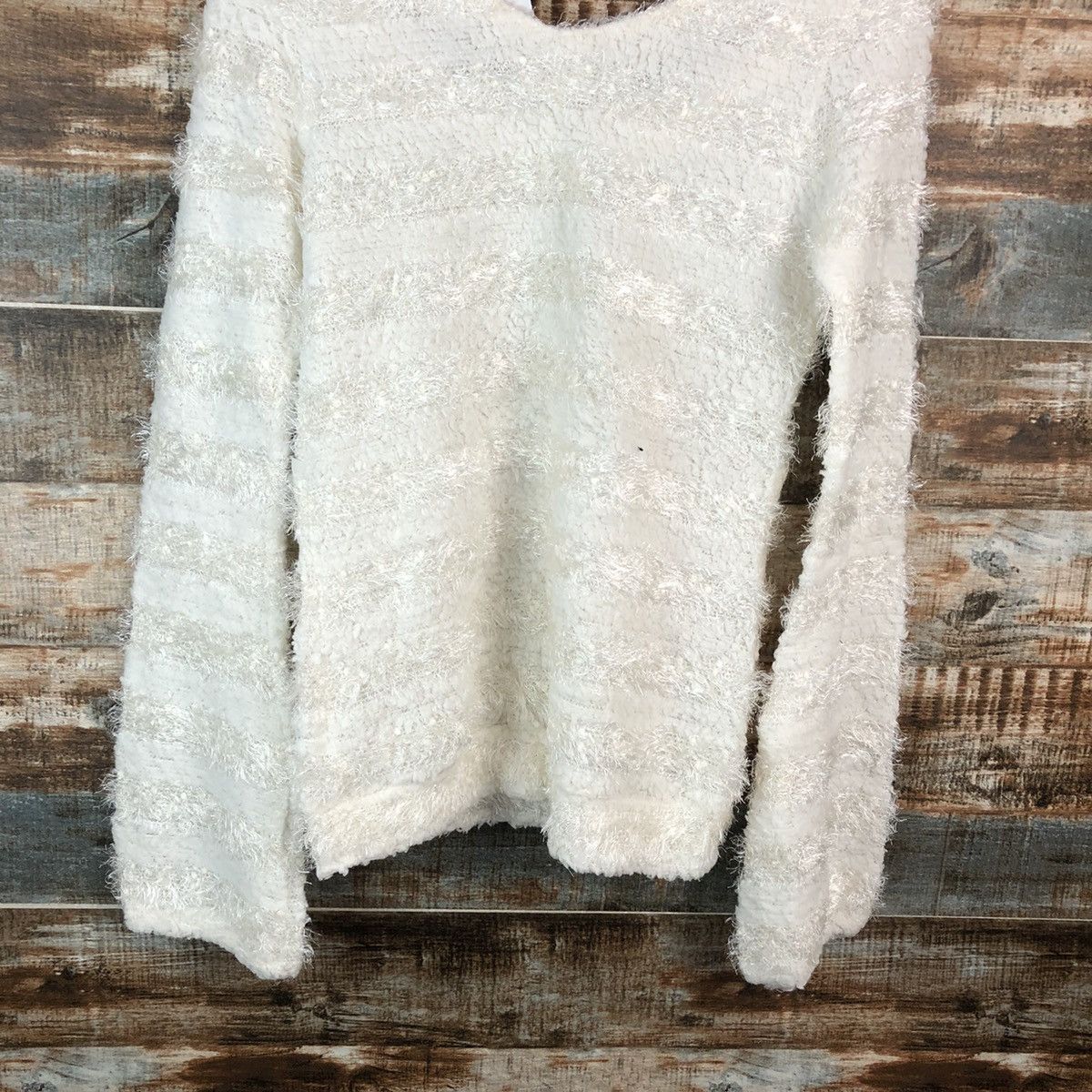 Homespun Knitwear × Japanese Brand DLL Ank Rouge White Knitwear #C053 Size S / US 4 / IT 40 - 13 Thumbnail