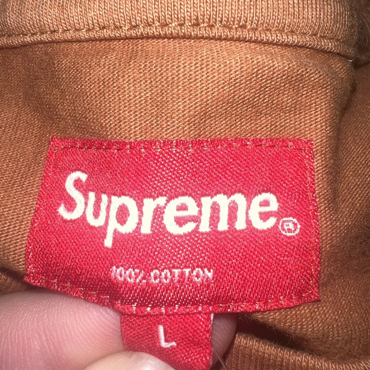 Supreme Supreme Cat L/S Pocket Tee Rust Size: L Size US L / EU 52-54 / 3 - 3 Thumbnail