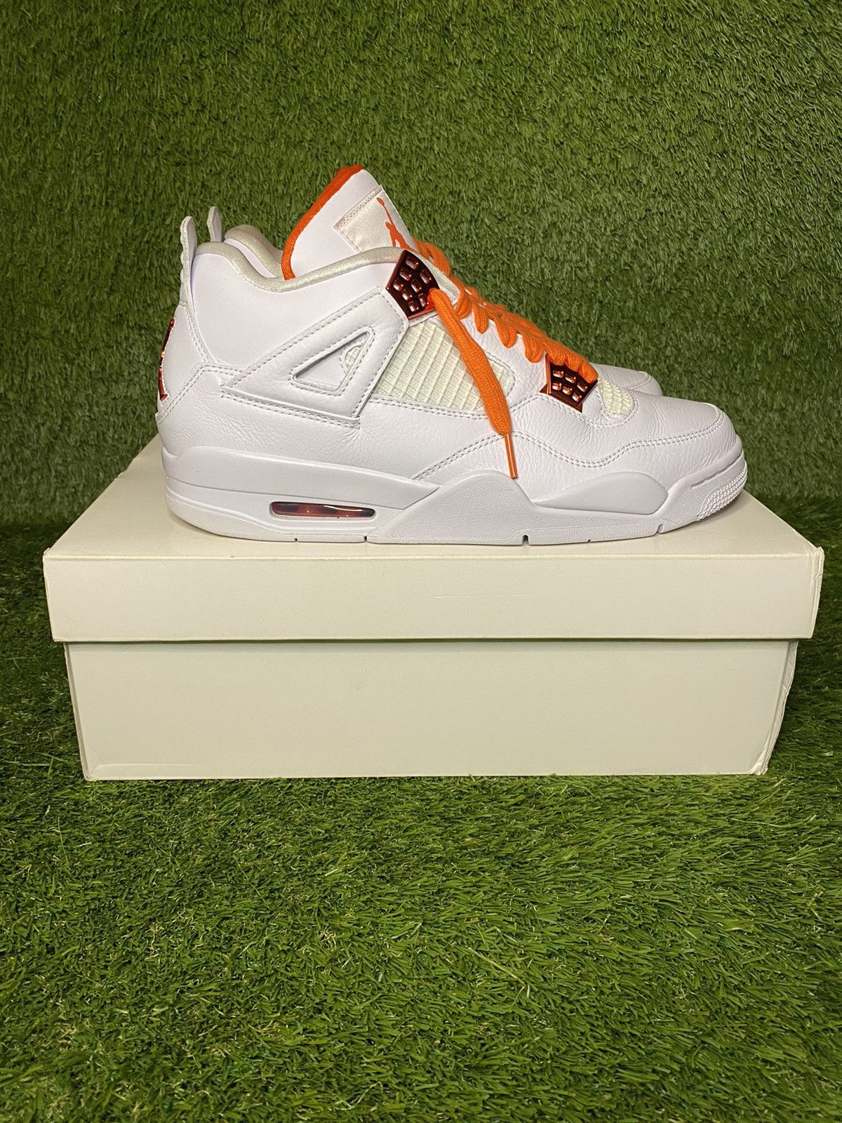 Jordan Brand Metallic Orange Jordan 4 Size US 10.5 / EU 43-44 - 1 Thumbnail