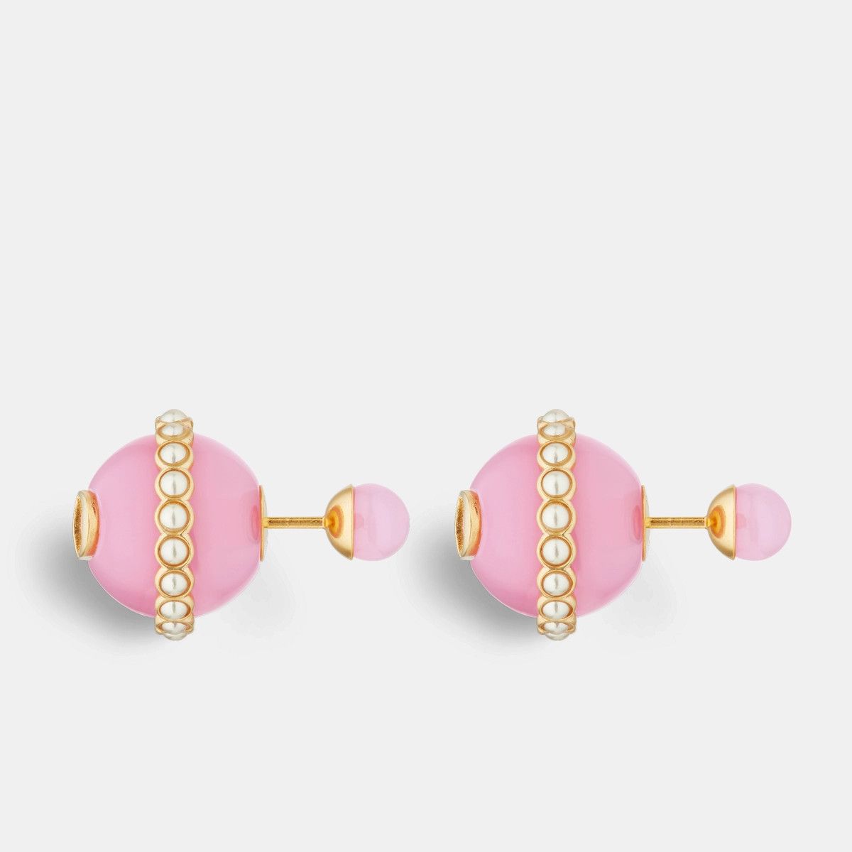 Dior o1bcso1str0126 Size:OS/Tribales Earrings in Golden/Pink Size ONE SIZE - 1 Thumbnail