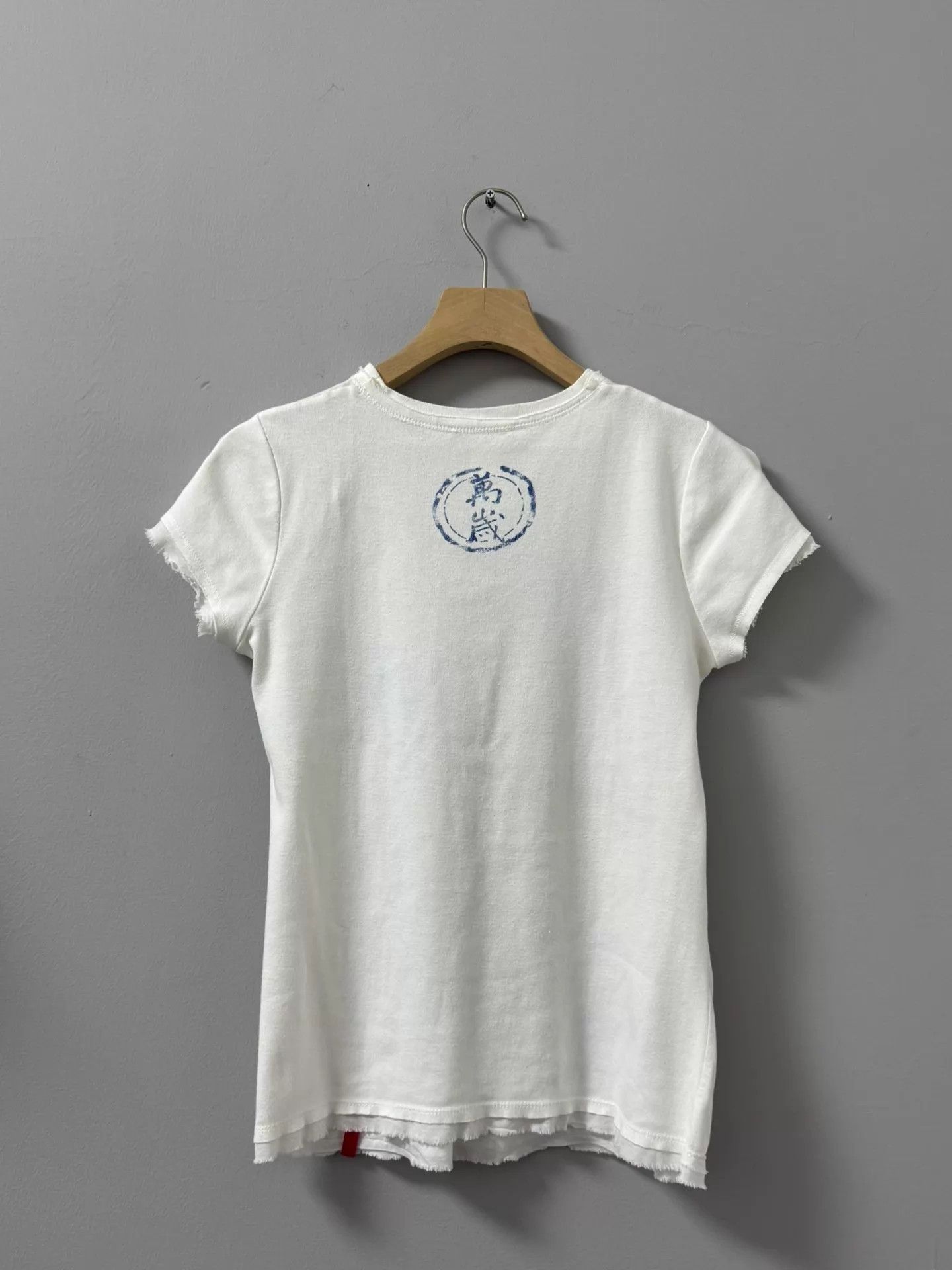 Vivienne Tam Vivienne Tam 90s White Raw Edge Le Fu Wa Short Sleeve 0 Size XS / US 0-2 / IT 36-38 - 5 Thumbnail