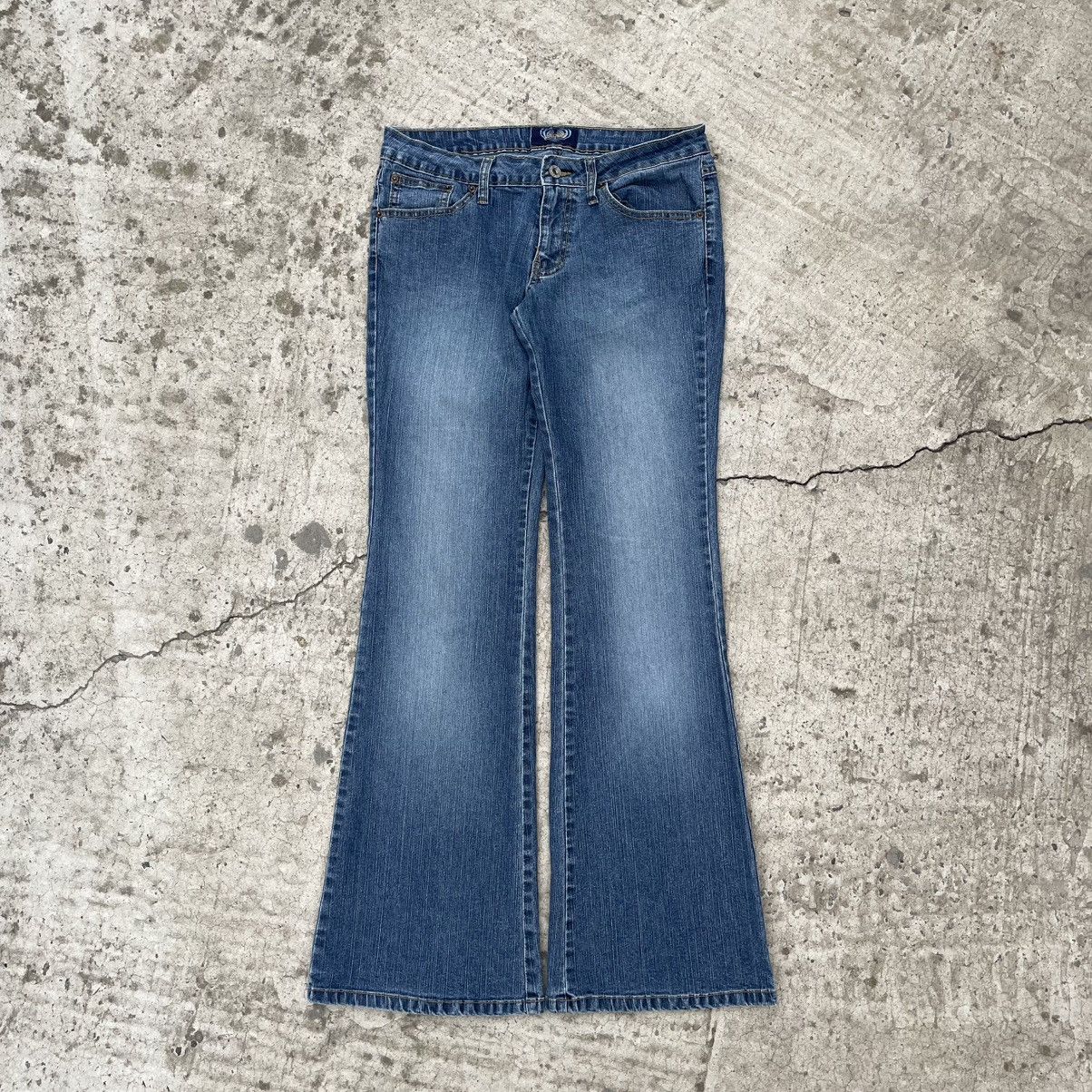 Sol Angeles Vintage Women’s Flared Jeans Angeles Size 9 Crazy 00s USA Size 30" / US 8 / IT 44 - 2 Thumbnail