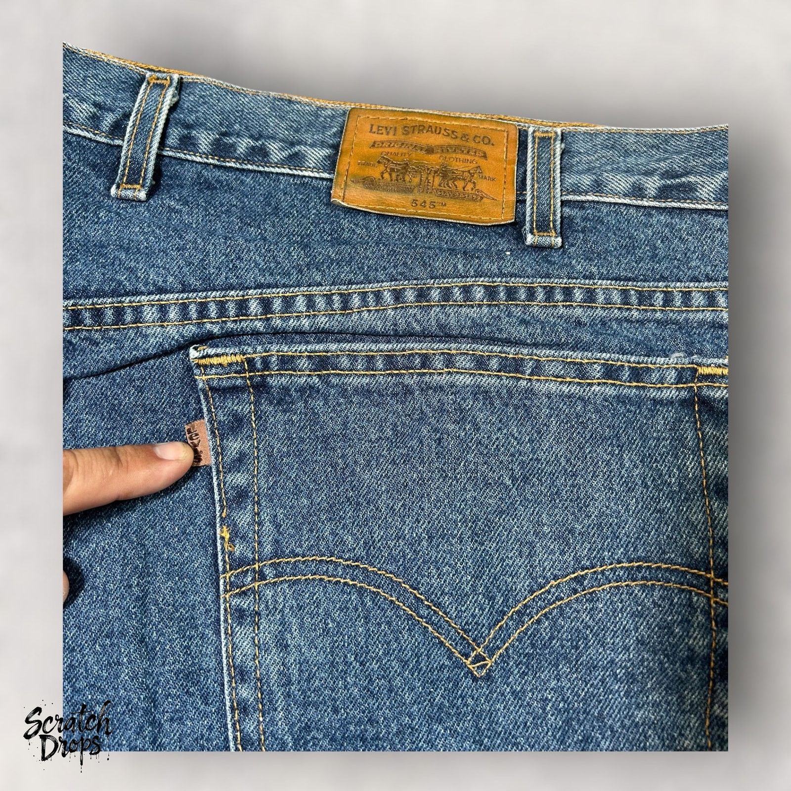 Levi's Vintage Levi's Signature 545 Men's Jeans Deadstock W52 L34 Size US 38 / EU 54 - 6 Thumbnail