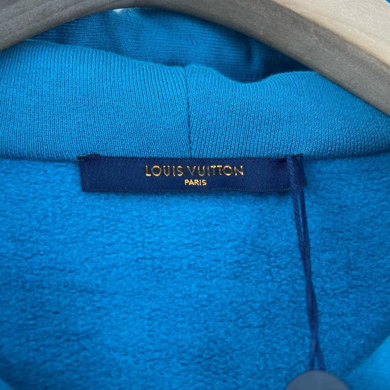 Louis Vuitton Louis Vuitton Lake Blue Pin Embroidered Sweatshirt Size US XL / EU 56 / 4 - 4 Thumbnail