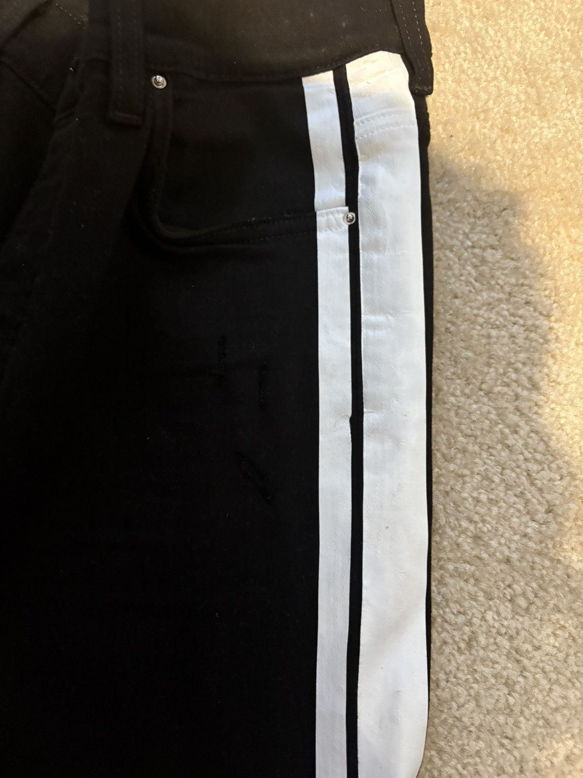 Amiri Track striped Amiri jeans Size US 32 / EU 48 - 12 Thumbnail