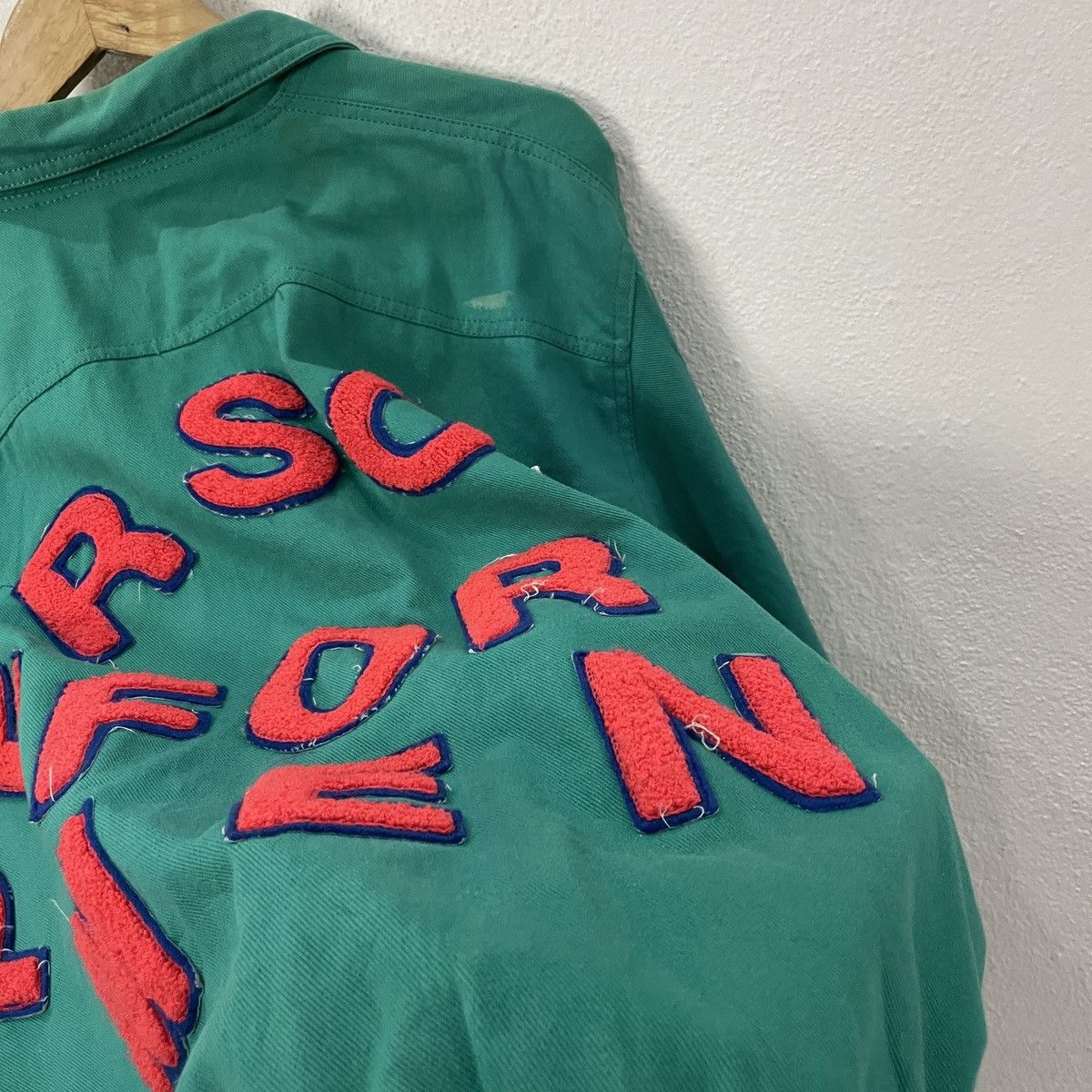 PERSON'S Vintage Person’s For Men Spell Out Big Logo Bomber Jacket Size US XXL / EU 58 / 5 - 5 Thumbnail