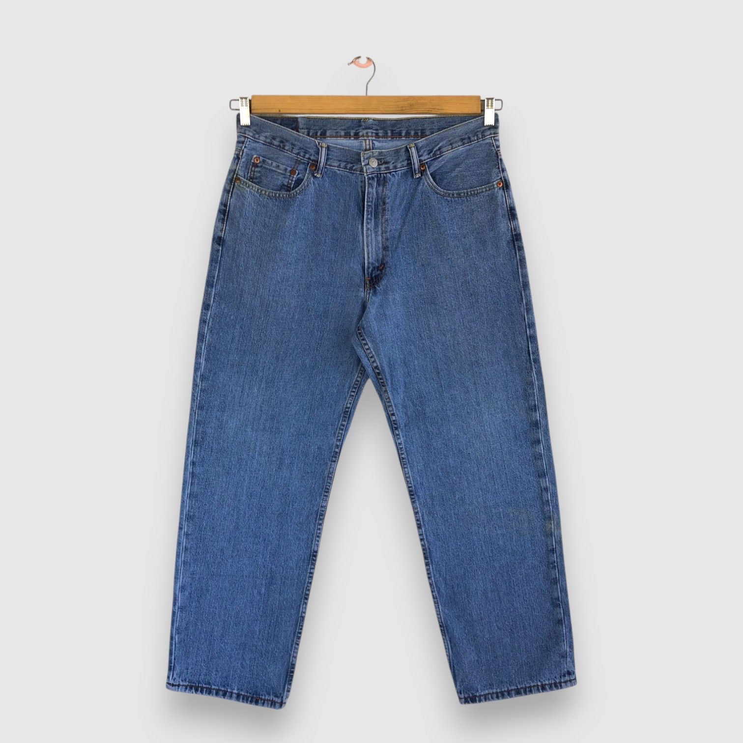 Levi's Vintage Levis Jeans Levi's 550 Faded Blue Wash Denim Size US 34 / EU 50 - 1 Thumbnail